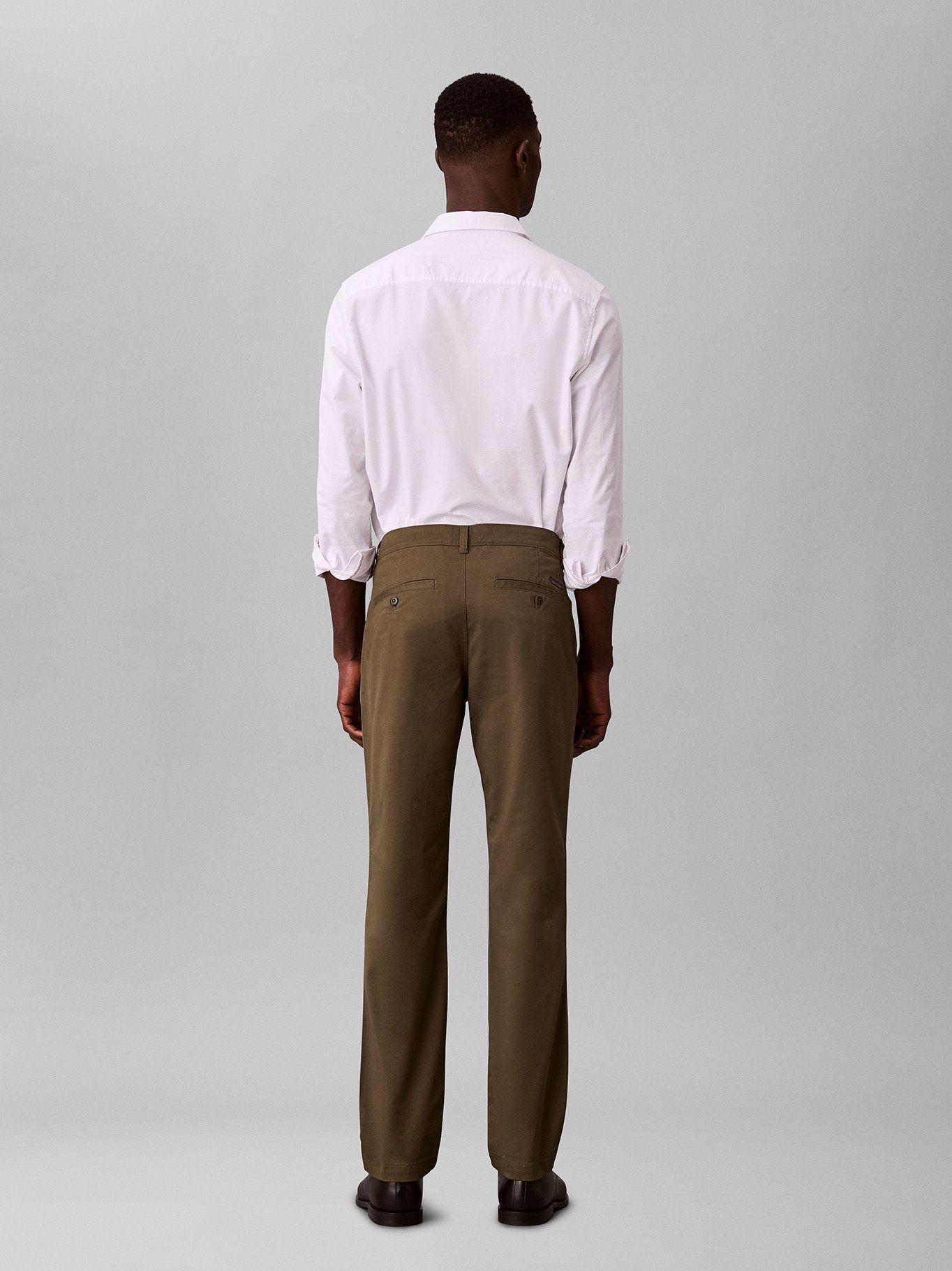 Pantalón Chino Slim Signature Verde Calvin Klein-2