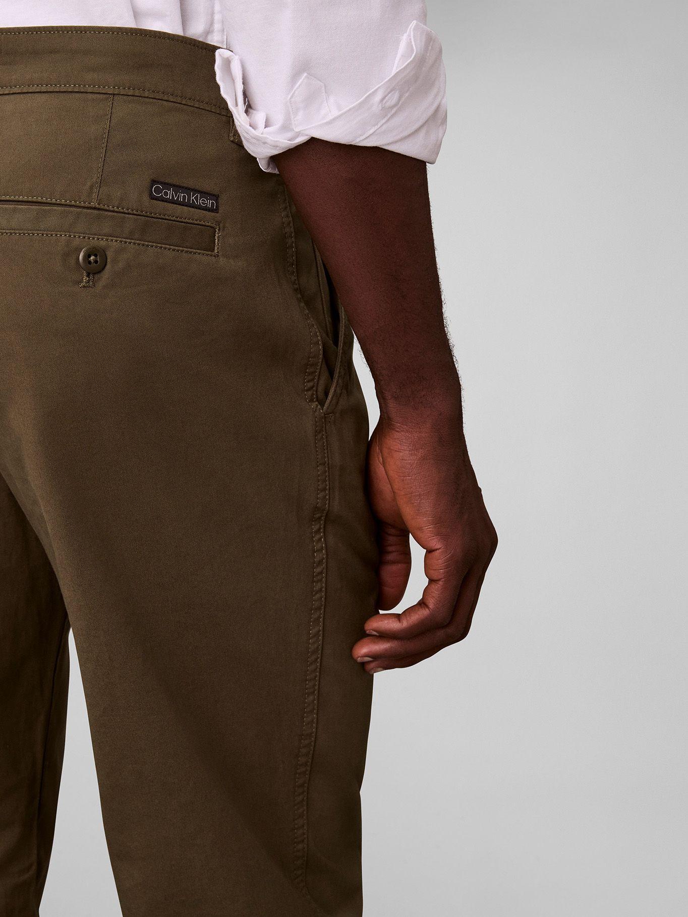 Pantalón Chino Slim Signature Verde Calvin Klein-4