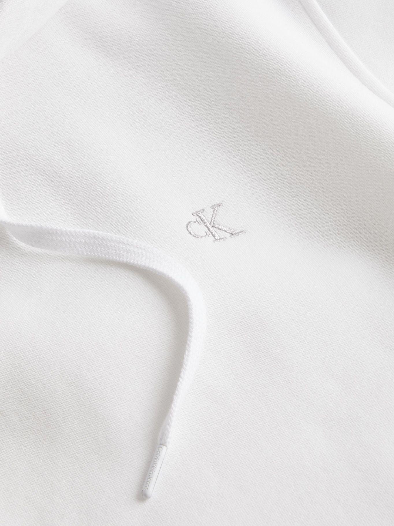 Hoodie Logo Tape Blanco YAF Calvin Klein-2