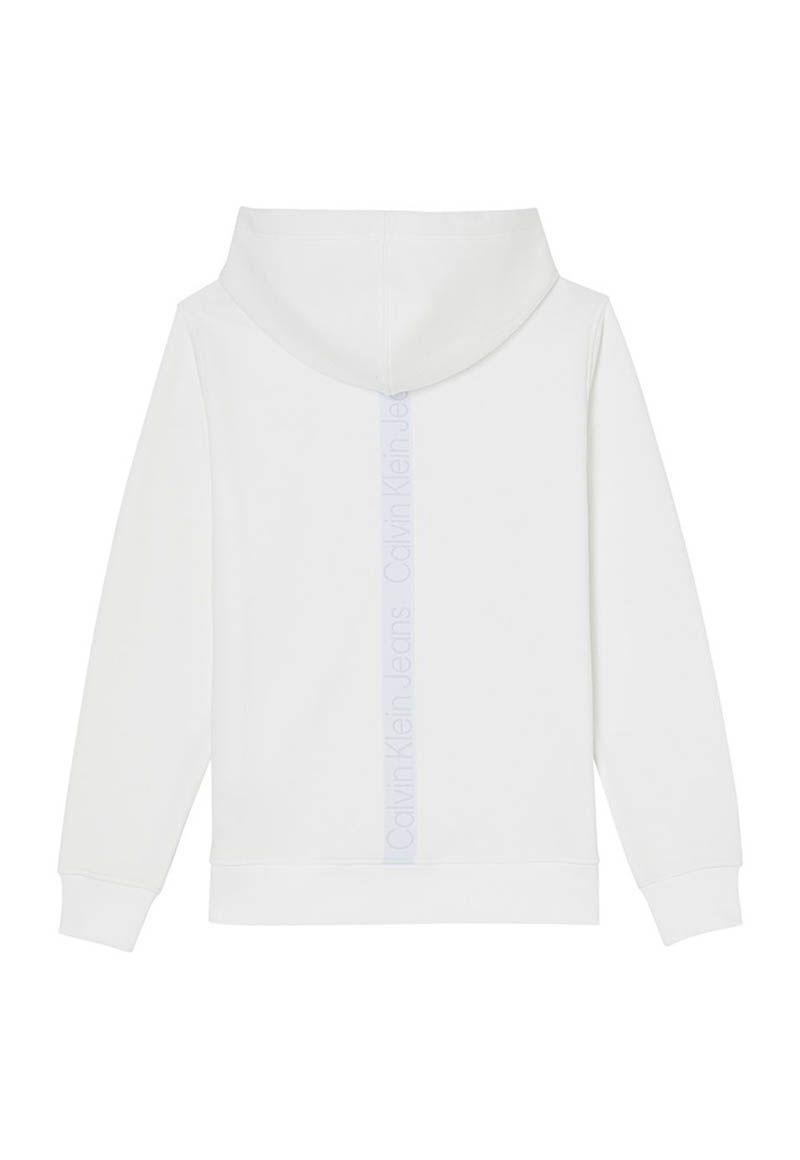 Hoodie Logo Tape Blanco YAF Calvin Klein-1