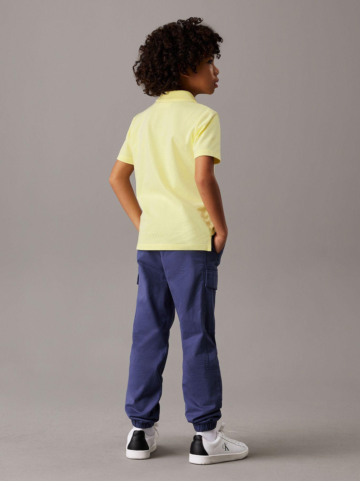 Pantalón Niño Cargo Essential Azul Calvin Klein-1