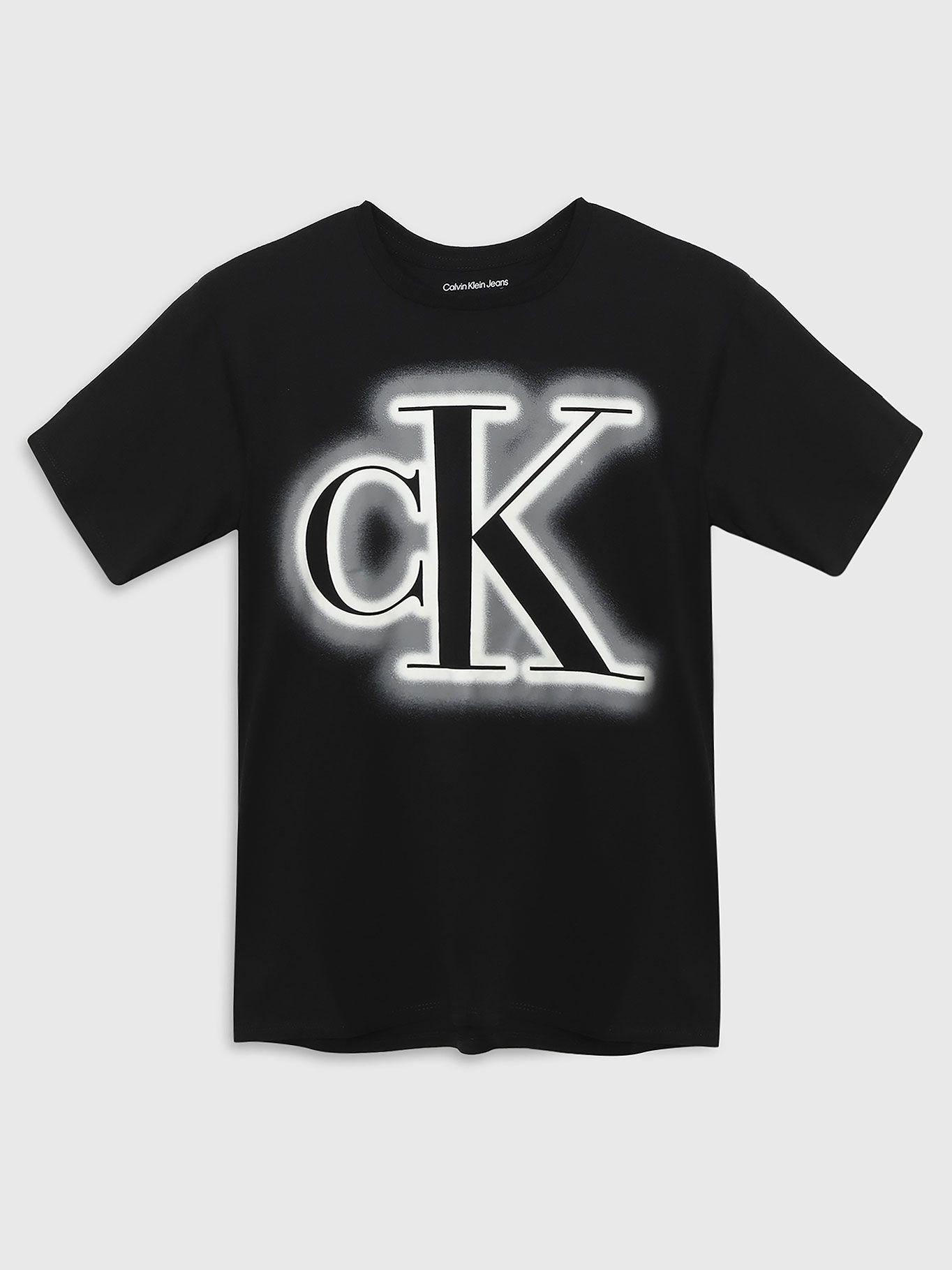 Polera Niño Glow Ck Negro Calvin Klein-0