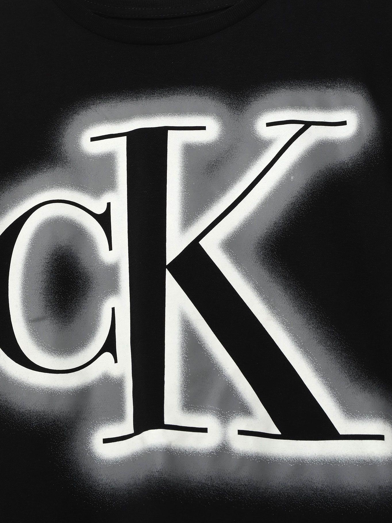 Polera Niño Glow Ck Negro Calvin Klein-3
