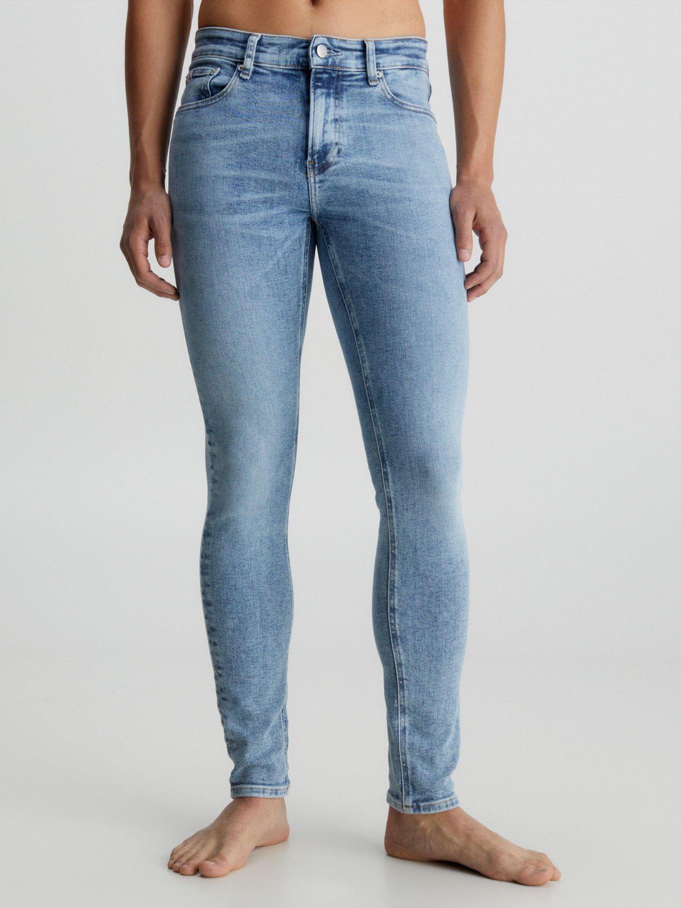 Jeans Super Skinny Azul 1AA Calvin Klein-0