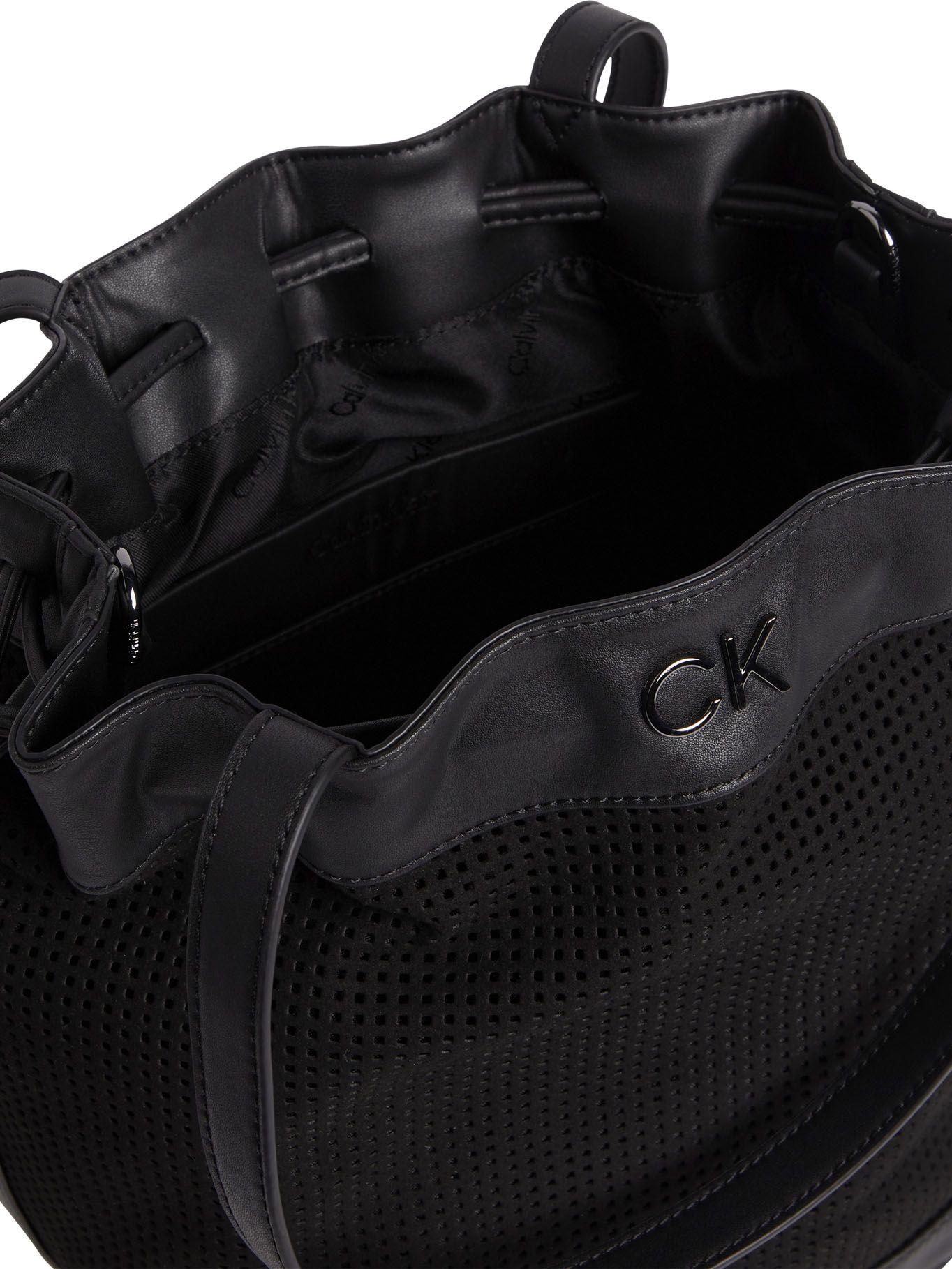 Bolso grande con logo Negro Calvin Klein K60K610635-BAX-2