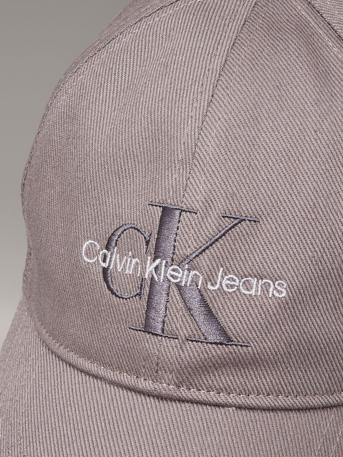 Jockey con Logo Monograma Bordado Gris Calvin Klein-3