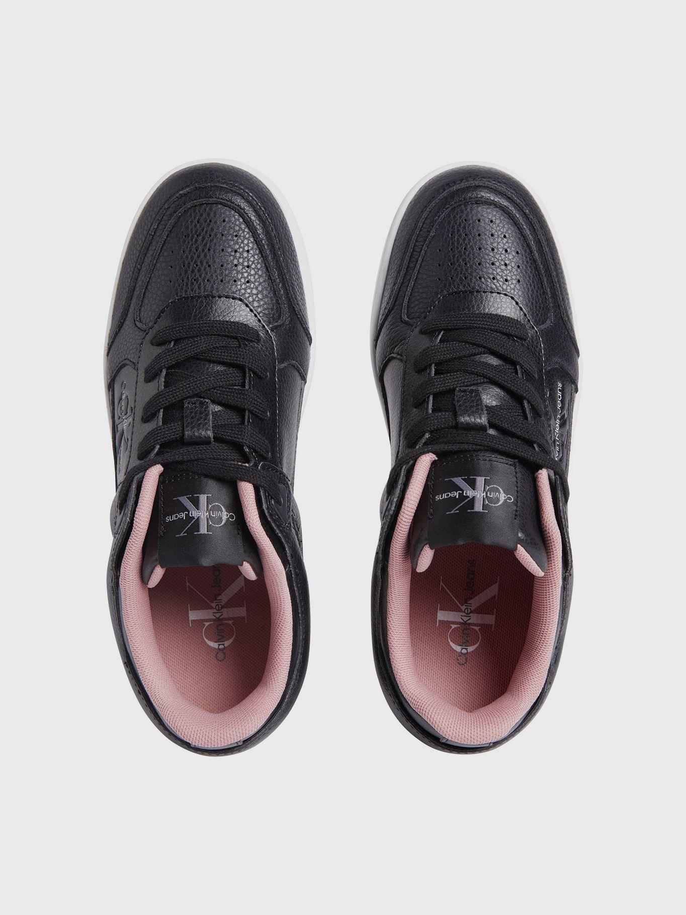 Zapatillas basket de cuero sintético Negro Calvin Klein-2