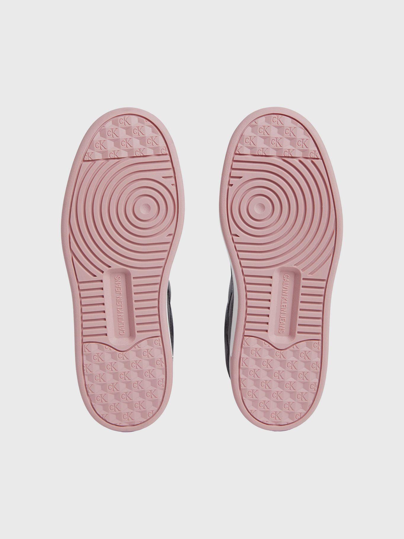 Zapatillas basket de cuero sintético Negro Calvin Klein-3