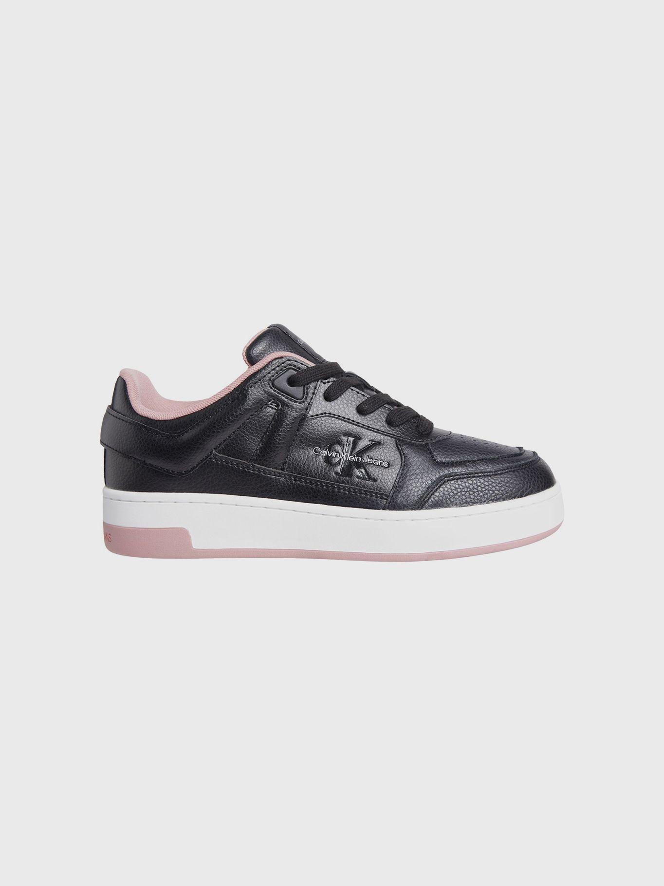 Zapatillas basket de cuero sintético Negro Calvin Klein-4