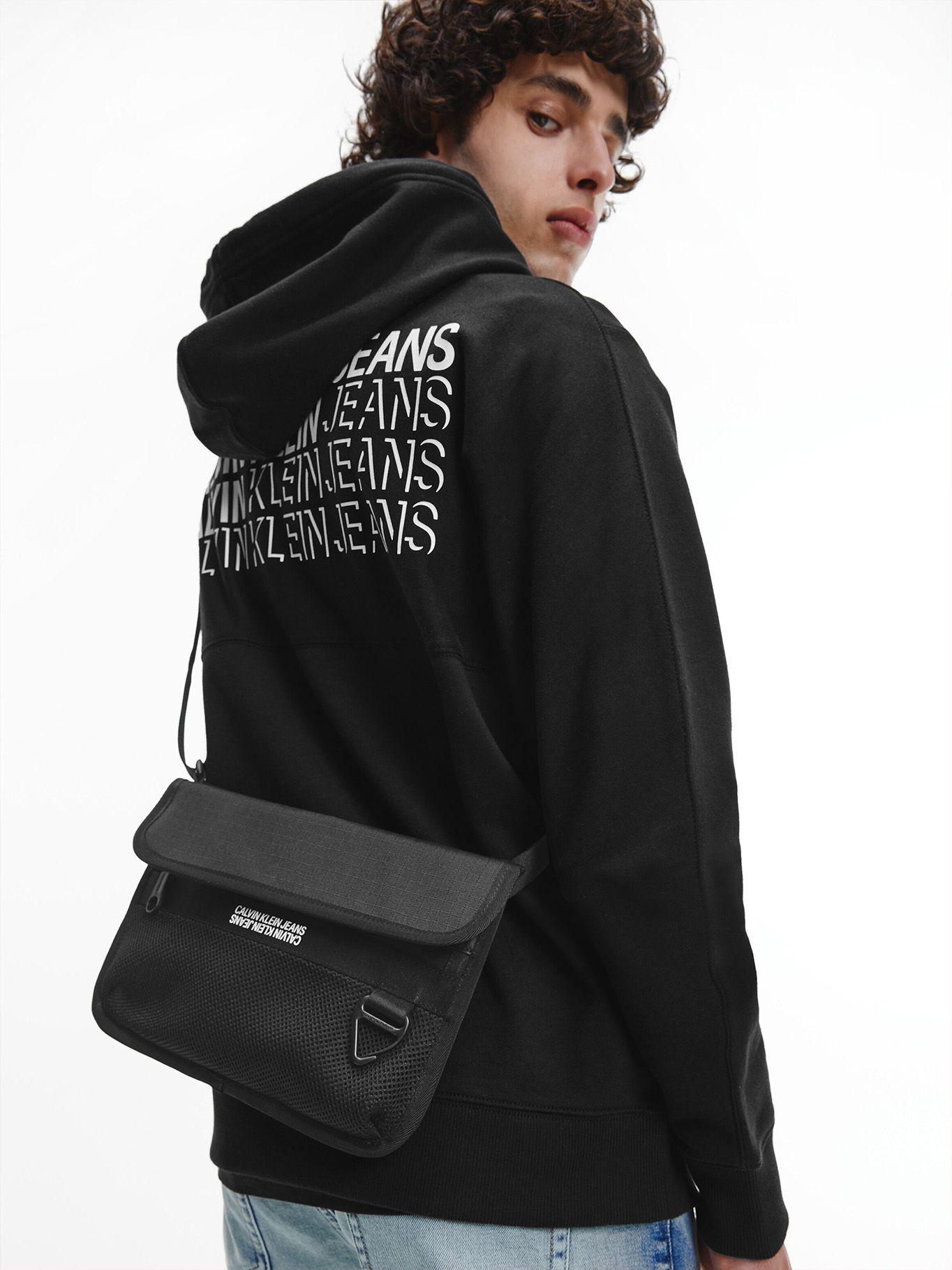 Messenger Utility Grid Negro Calvin Klein-3