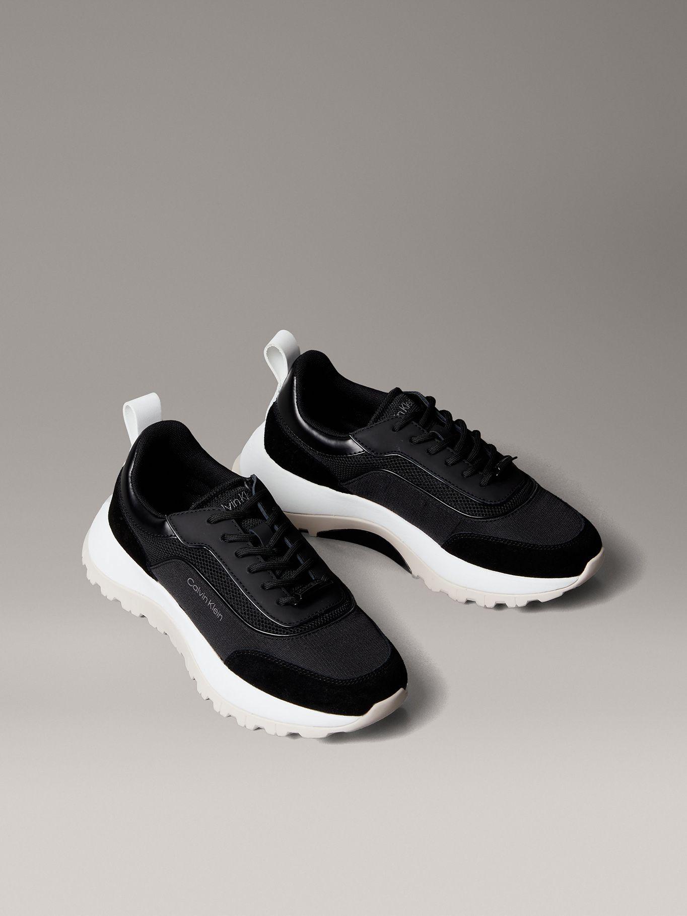 Zapatillas Runner en Tejido de Malla Negro Calvin Klein-0