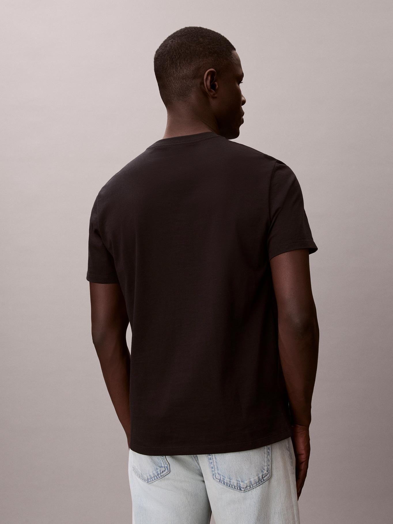 Polera Gráfico Estampado Monologo Negro Calvin Klein-2