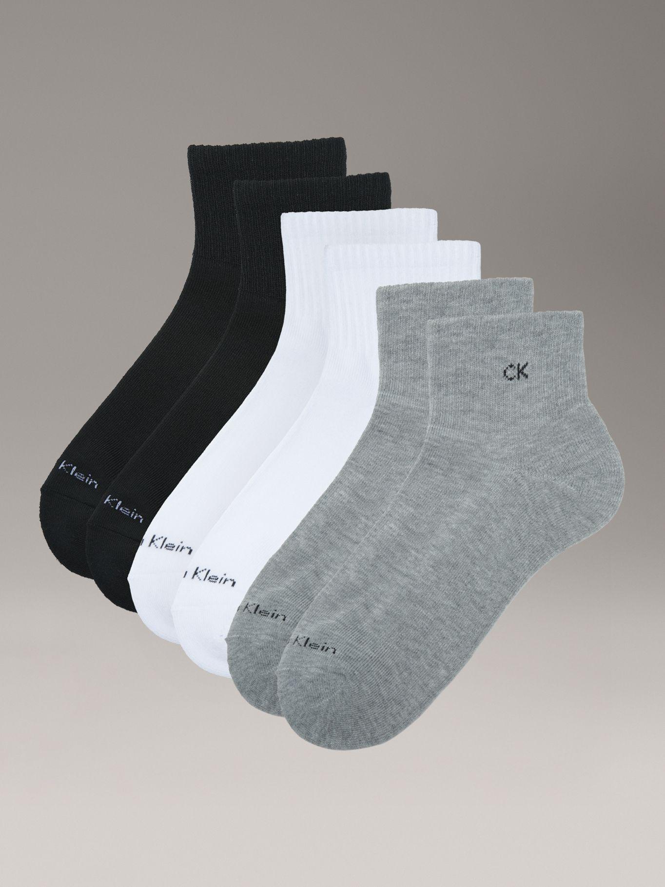 Pack de 6 Calcetines Tobilleros Multicolor Calvin Klein-0