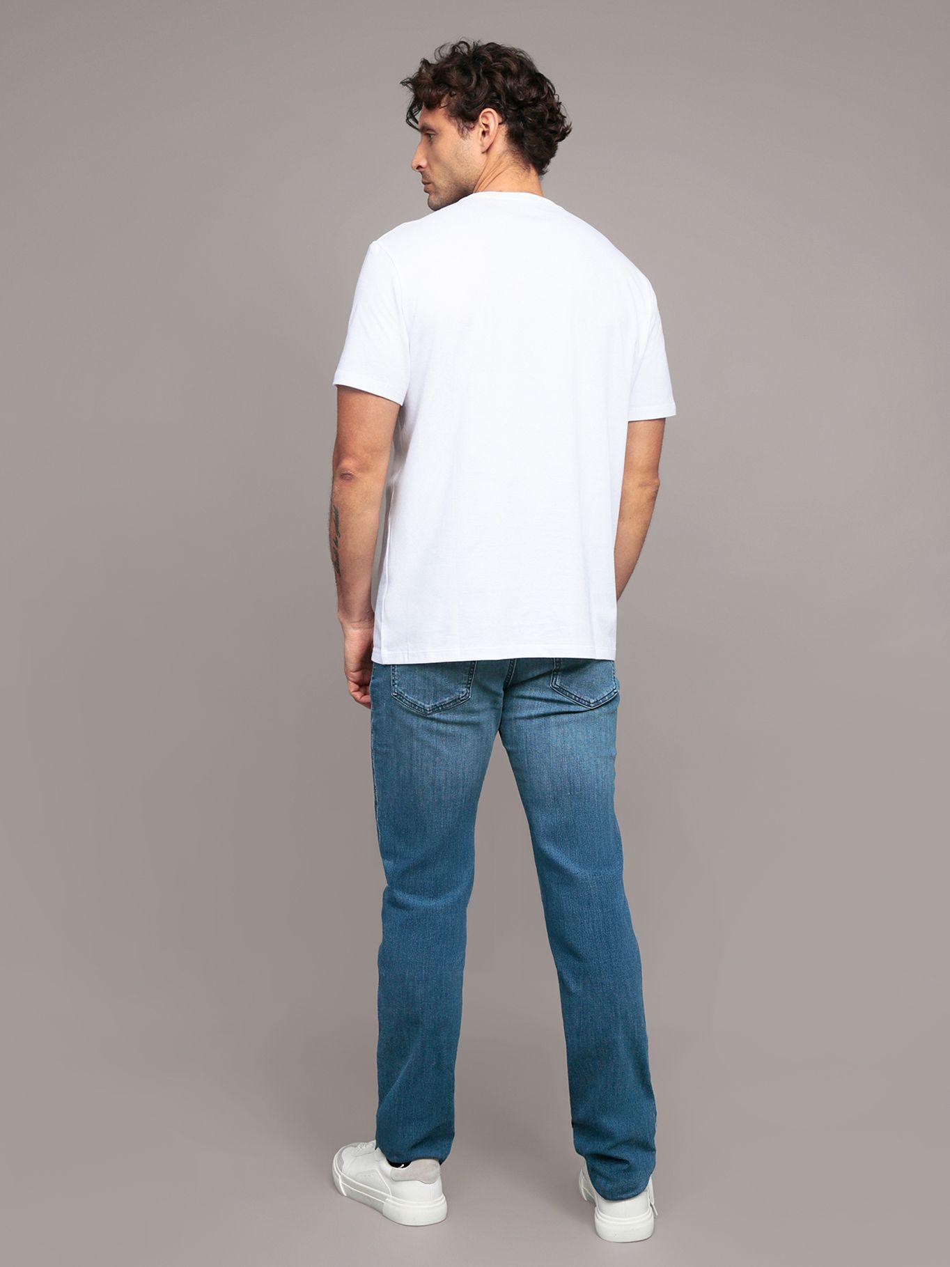 Polera con monograma en caja Blanco Calvin Klein-2