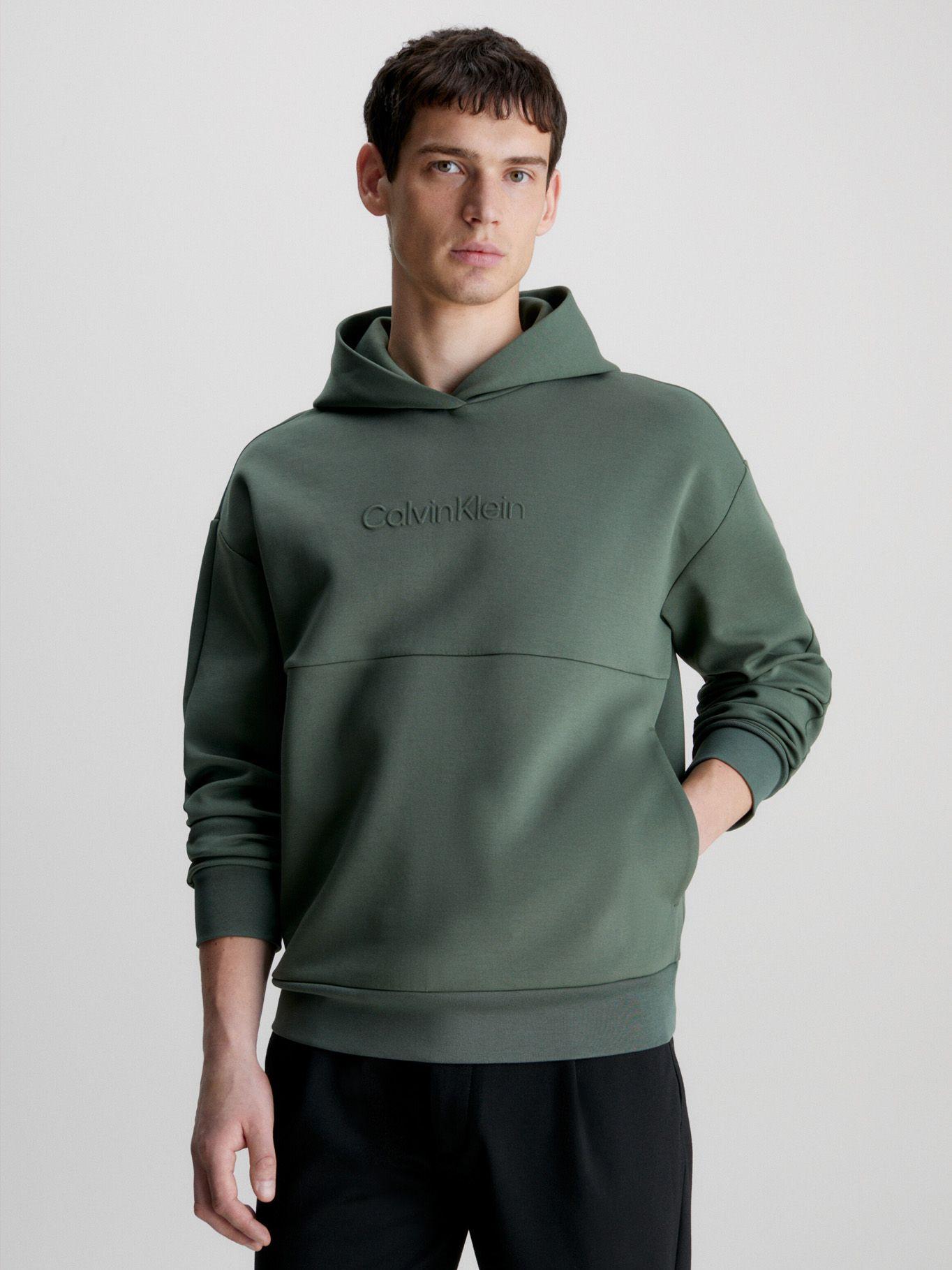 Polerón con Gorro Embossed  Comfort Verde Calvin Klein-0