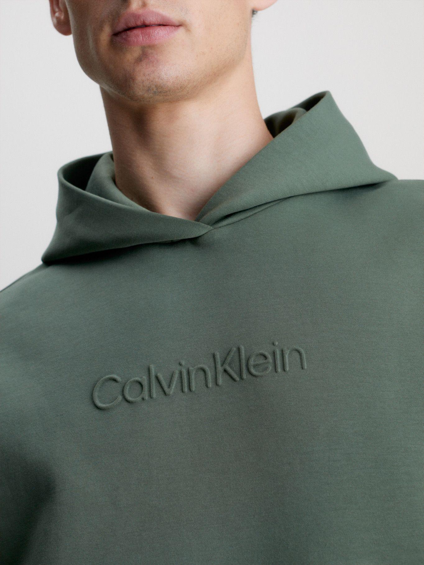 Polerón con Gorro Embossed  Comfort Verde Calvin Klein-3