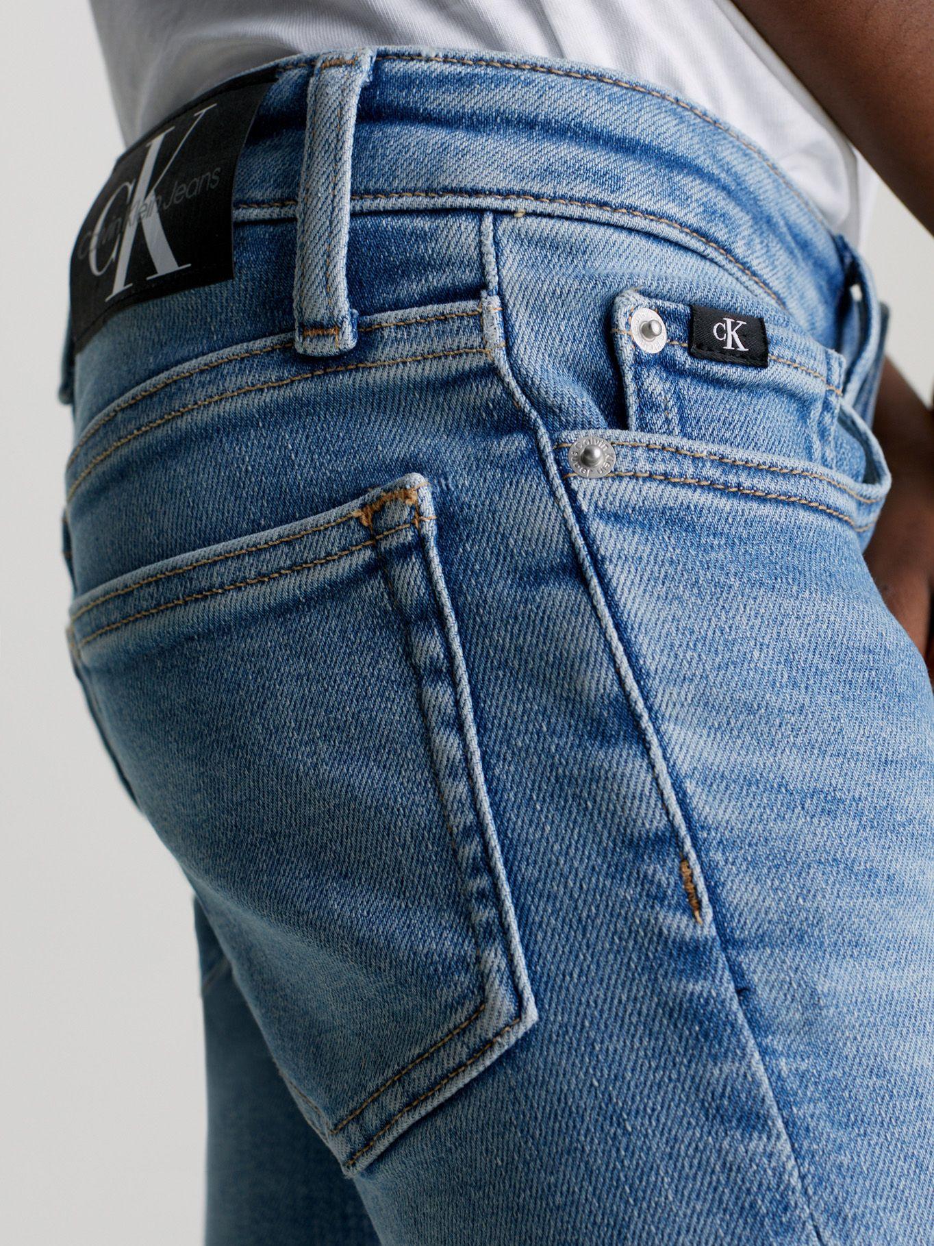 Jeans Niño Mid Rise Skinny Azul Calvin Klein-3