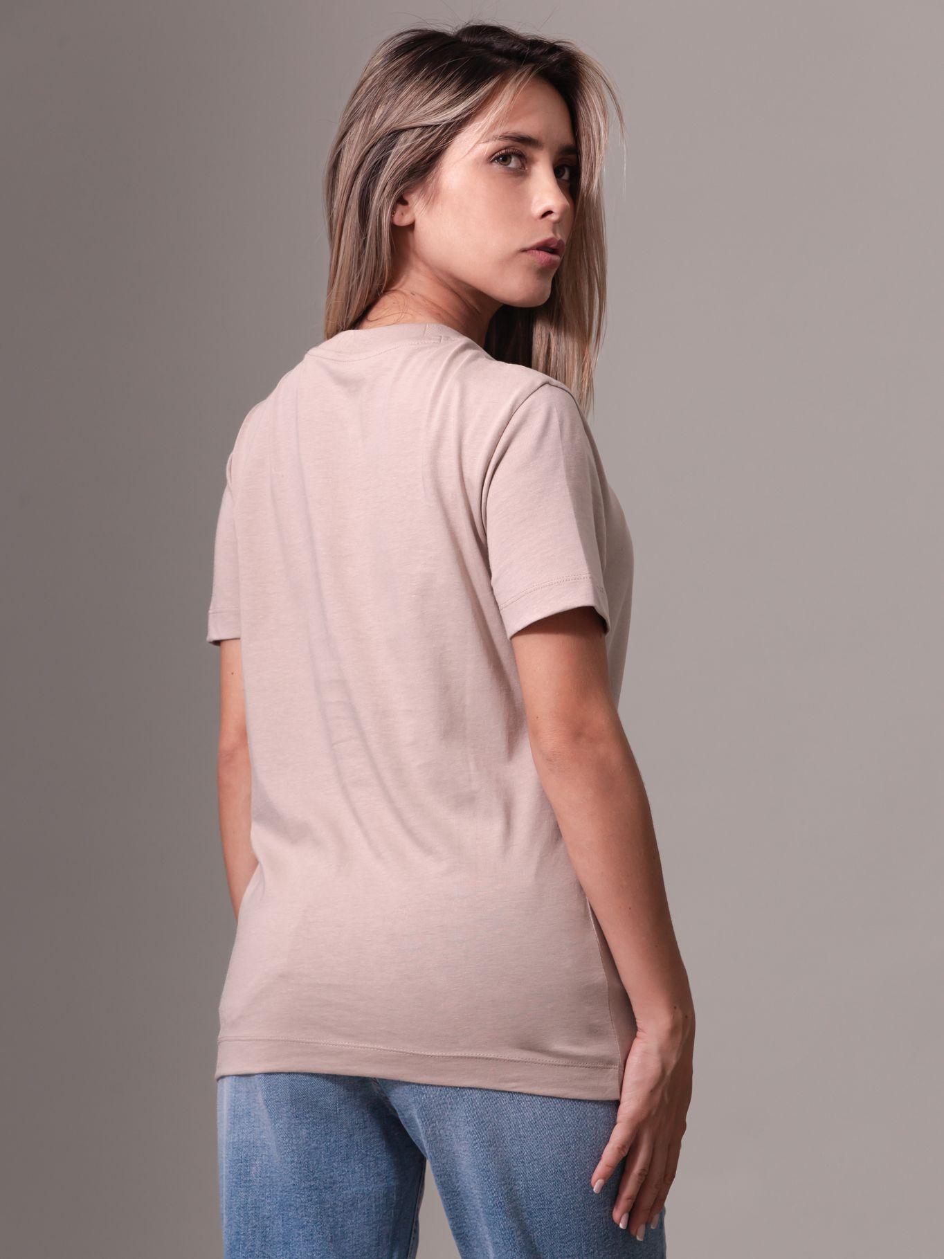 Polera Mixed Logo Regular Rosado Calvin Klein-3