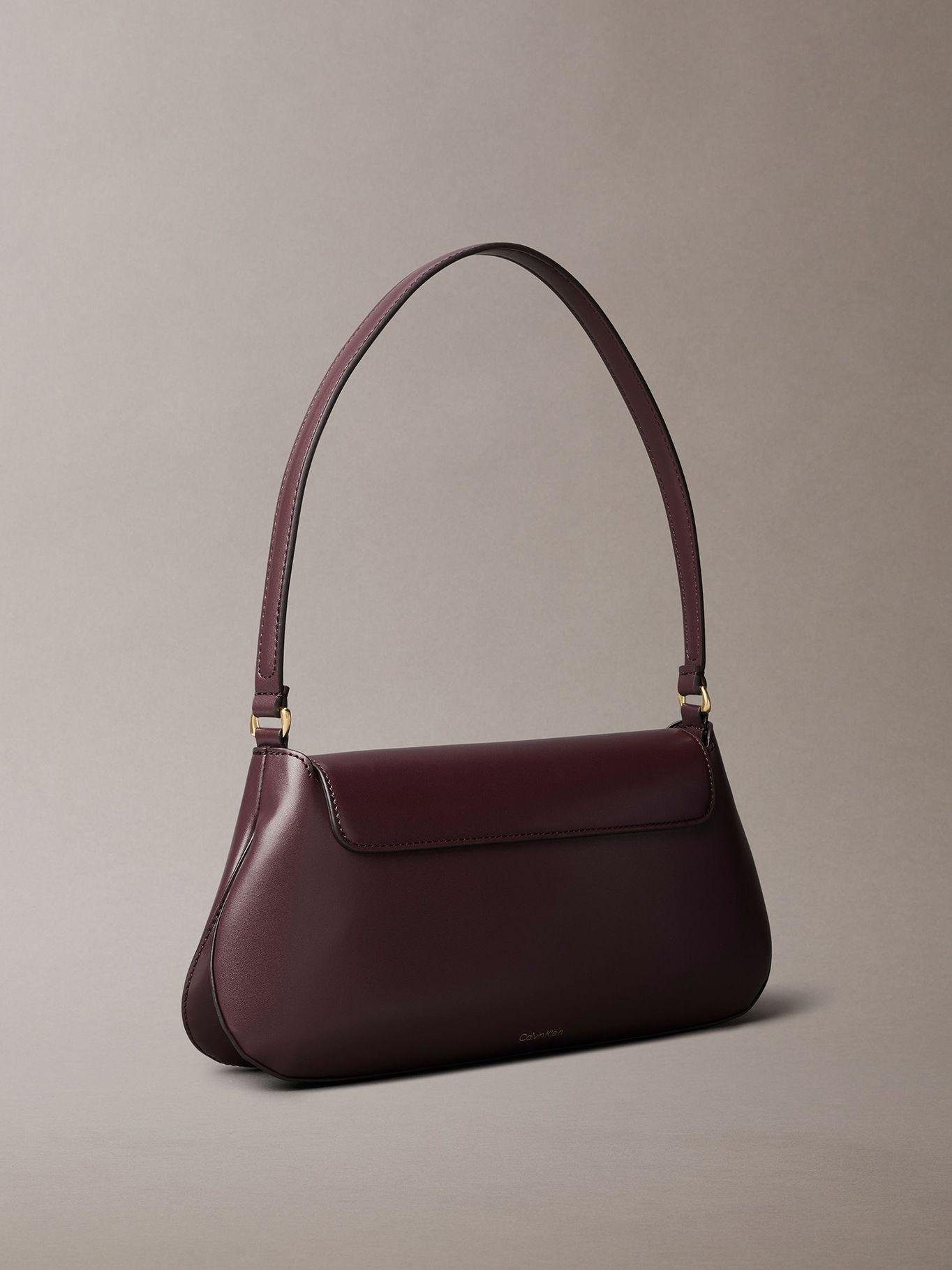 Cartera Con Solapa Superior Marrón Calvin Klein-2