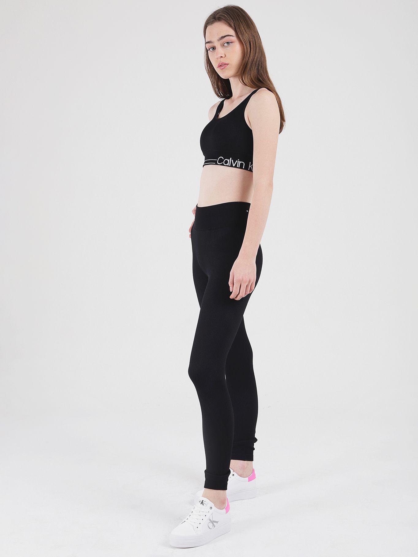 Bralette Medium Impact Thick Negro Calvin Klein-2