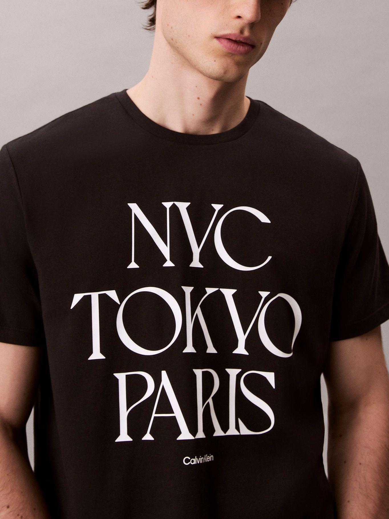 Polera con Gráfico Flagship City Negro Calvin Klein-4