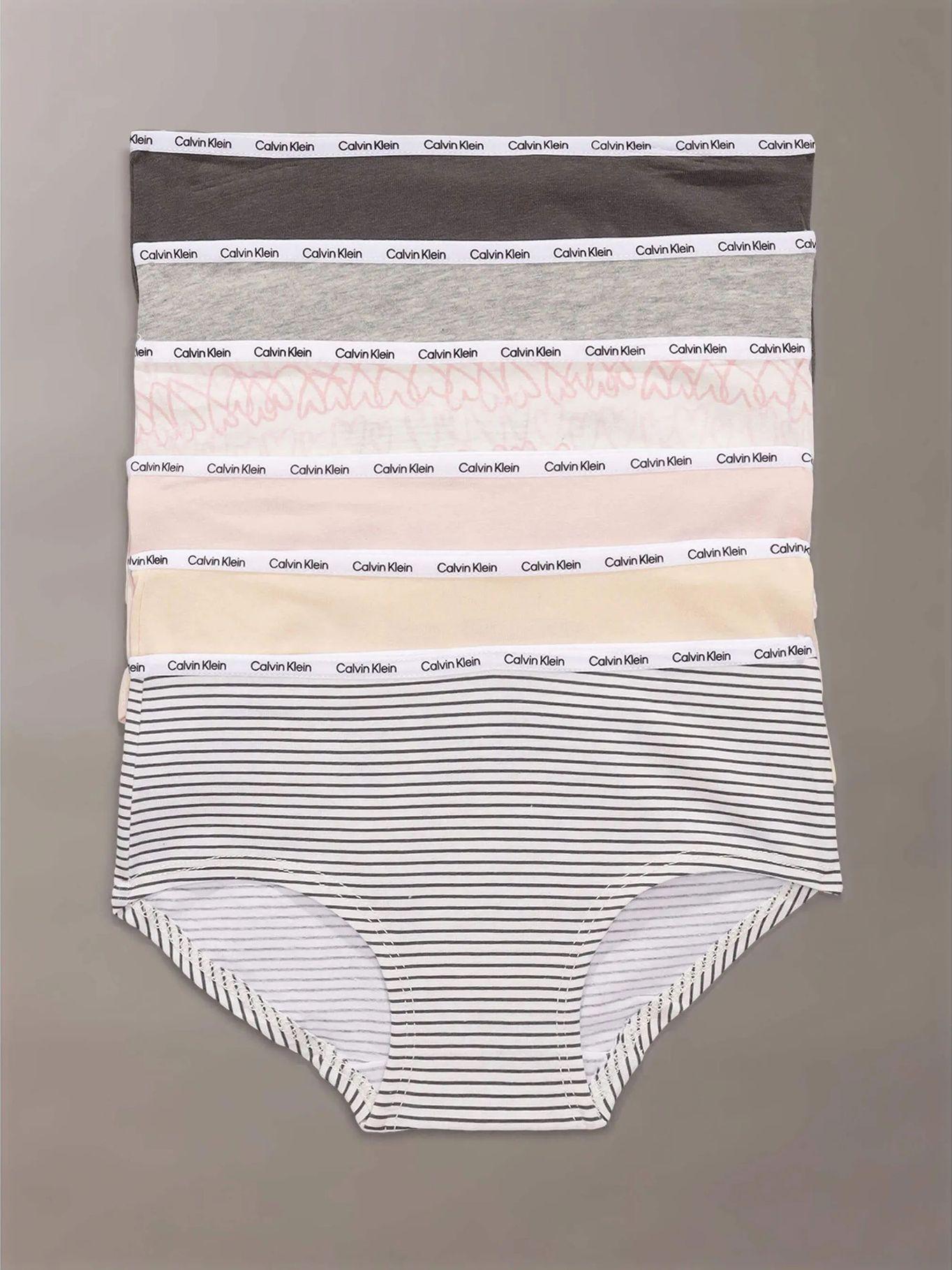 Pack 6 Calzones Hipsters Niña Multicolor Calvin Klein-0