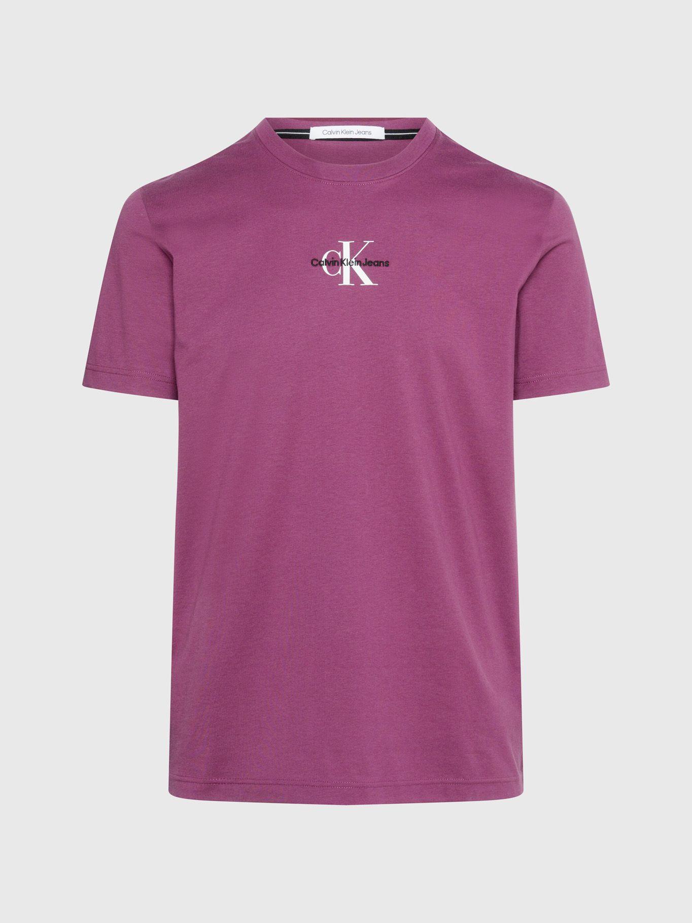 Polera Monologo Regular Morado Calvin Klein-4