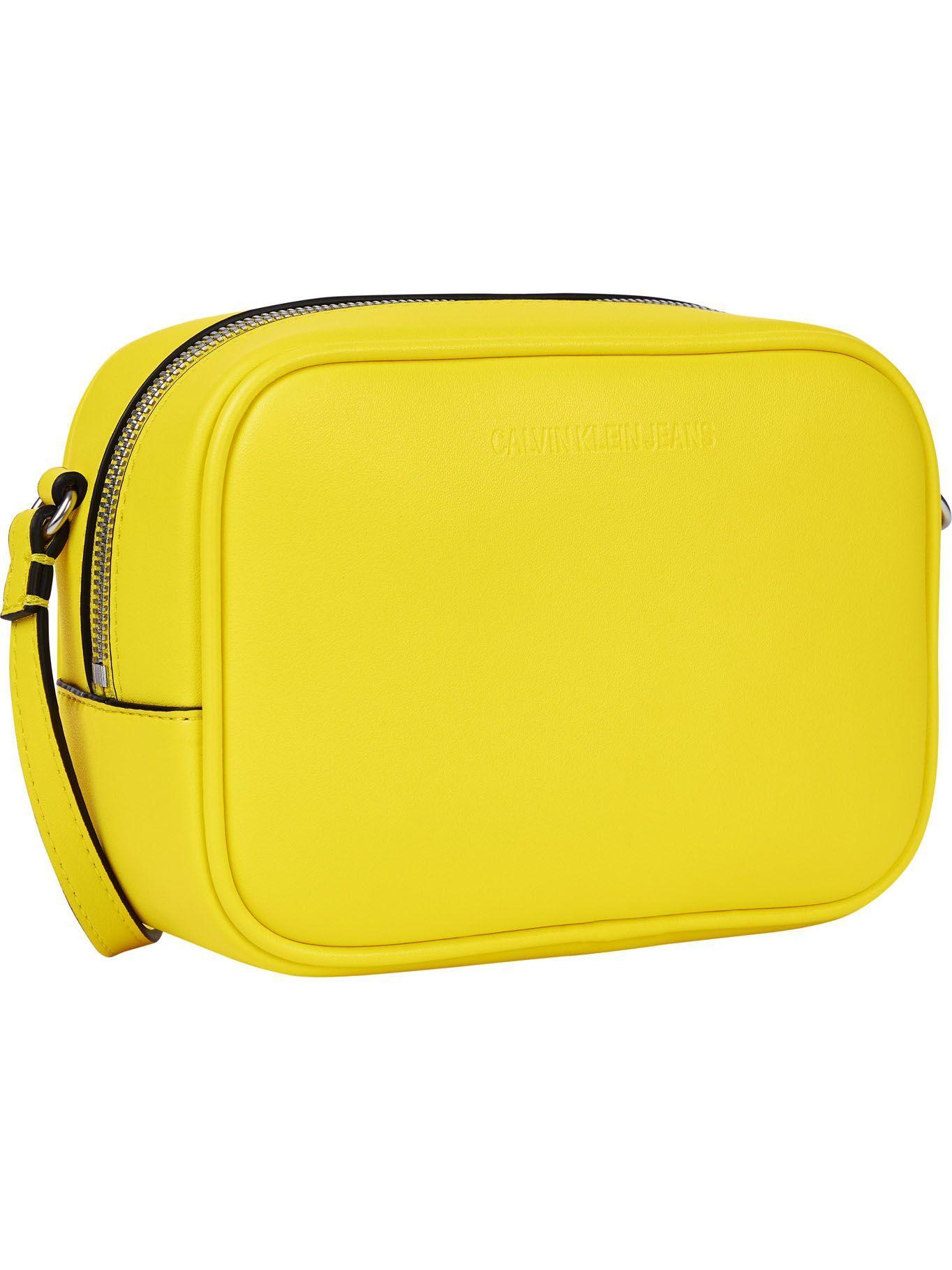 Bandolera Sculpted Amarillo Calvin Klein Mujer-1