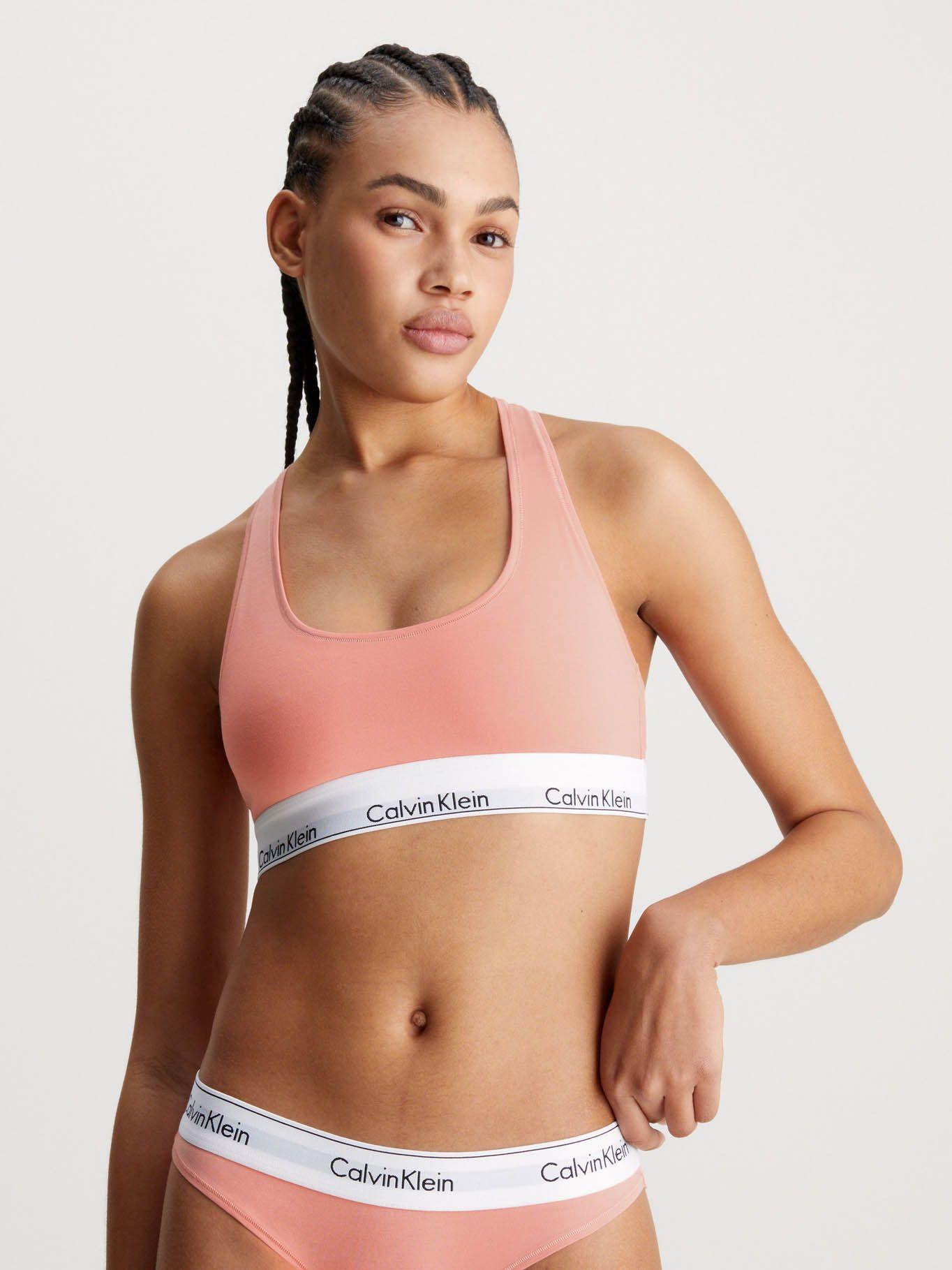 Bralette Modern Cotton Rosa Calvin Klein-0