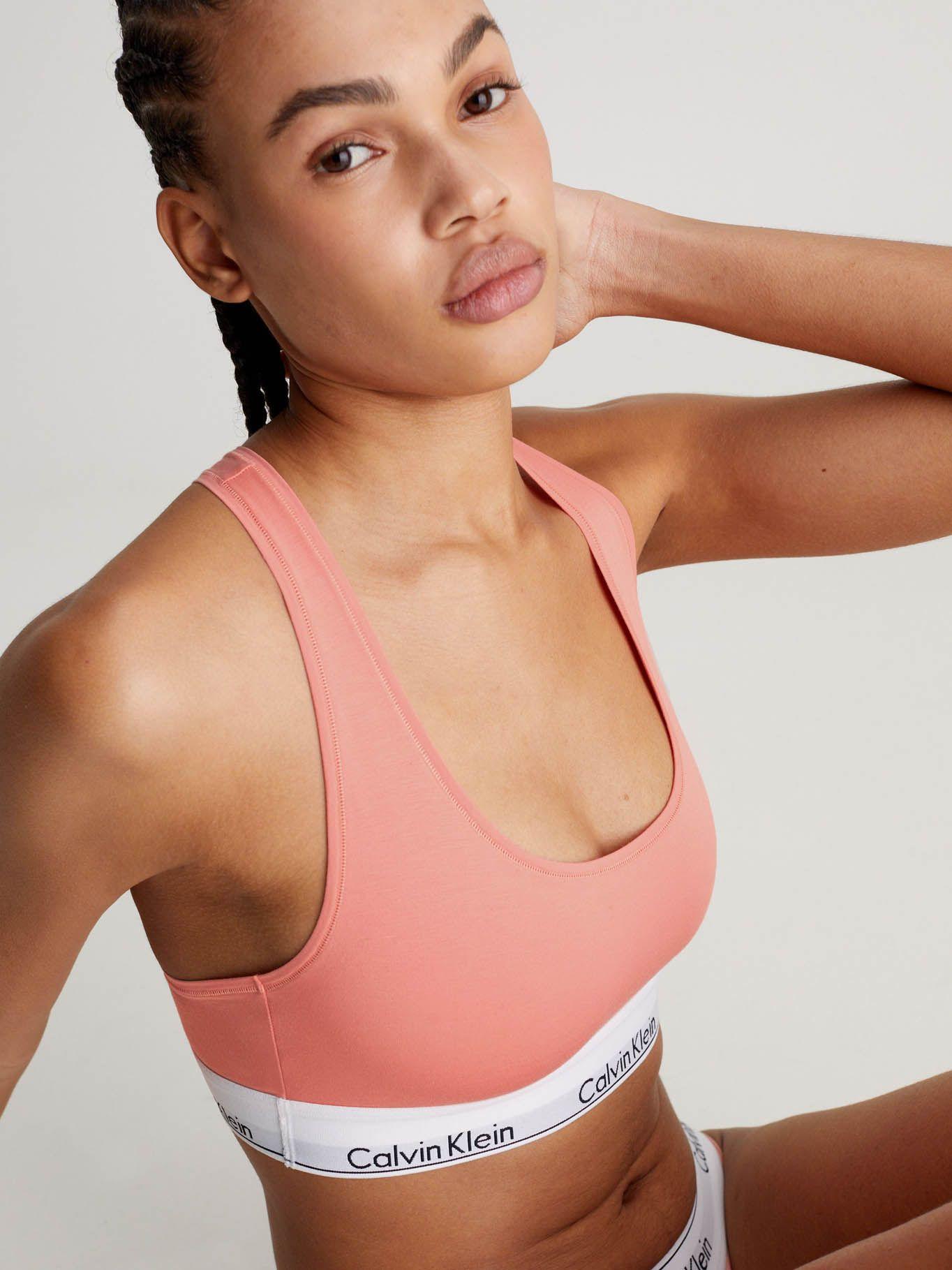 Bralette Modern Cotton Rosa Calvin Klein-3