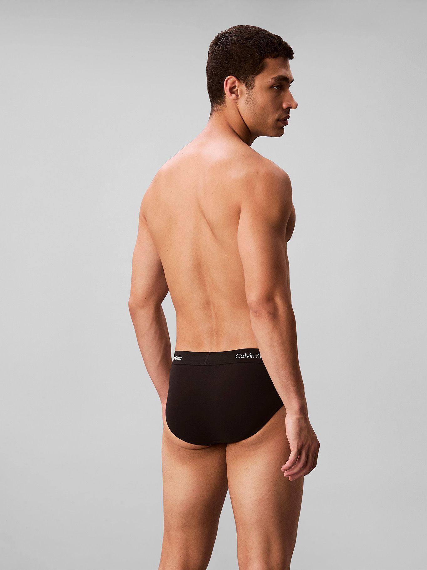 Pack de 3 Slips Cotton Stretch Negro Calvin Klein-4