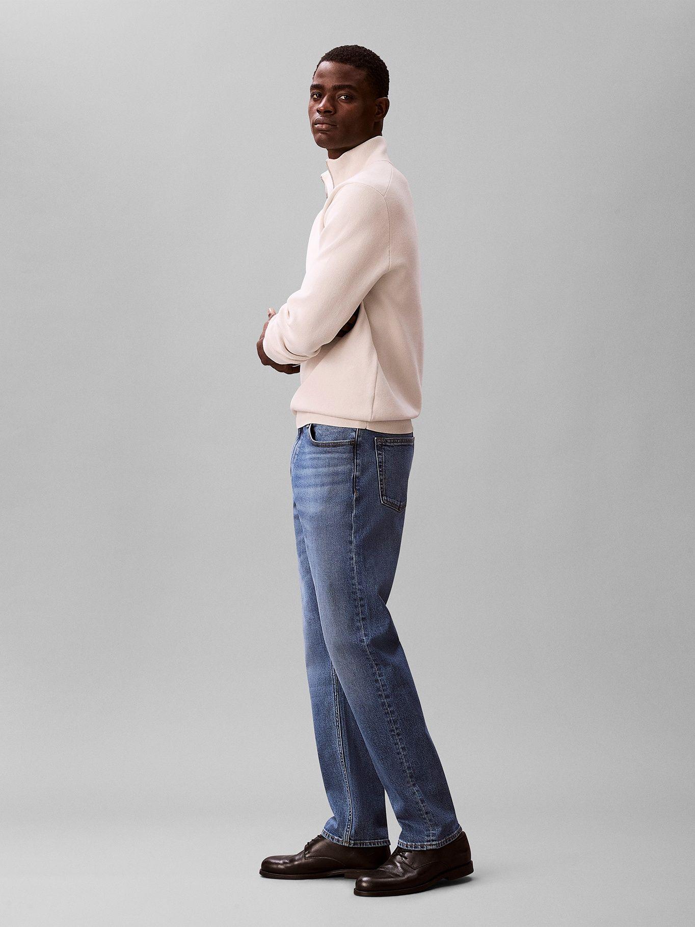 Jeans De Slim Straight Azul Calvin Klein-3