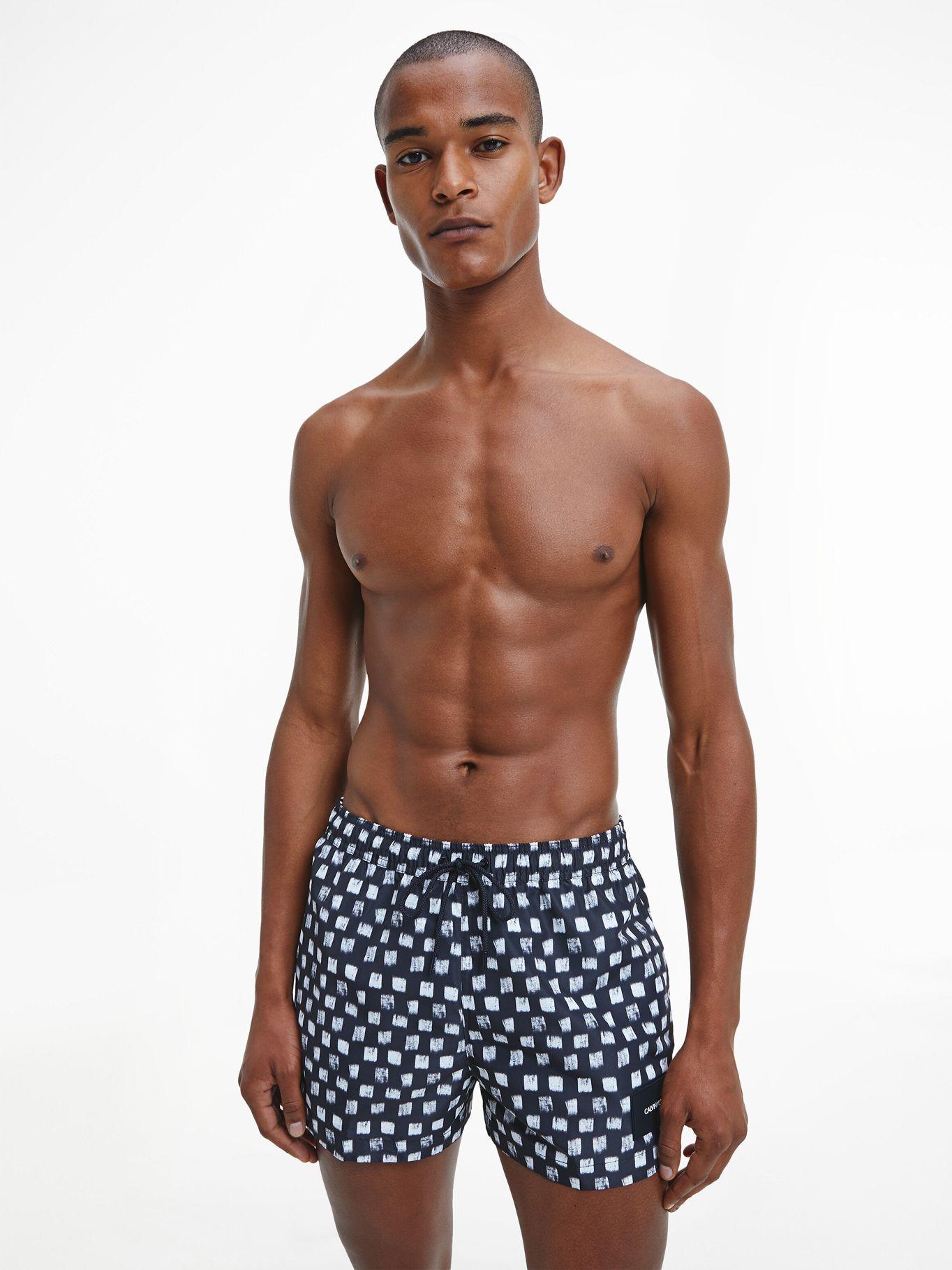 Traje de Baño Core 624 Negro/Blanco Calvin Klein Hombre-0