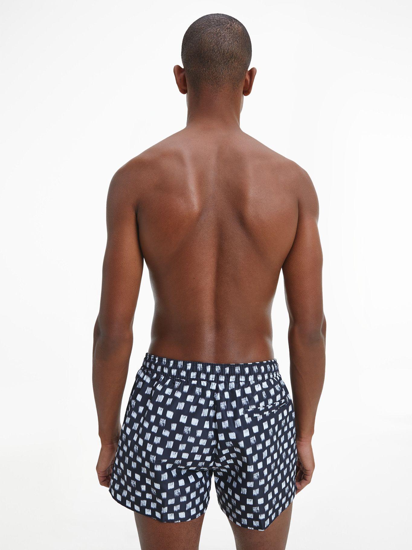 Traje de Baño Core 624 Negro/Blanco Calvin Klein Hombre-1