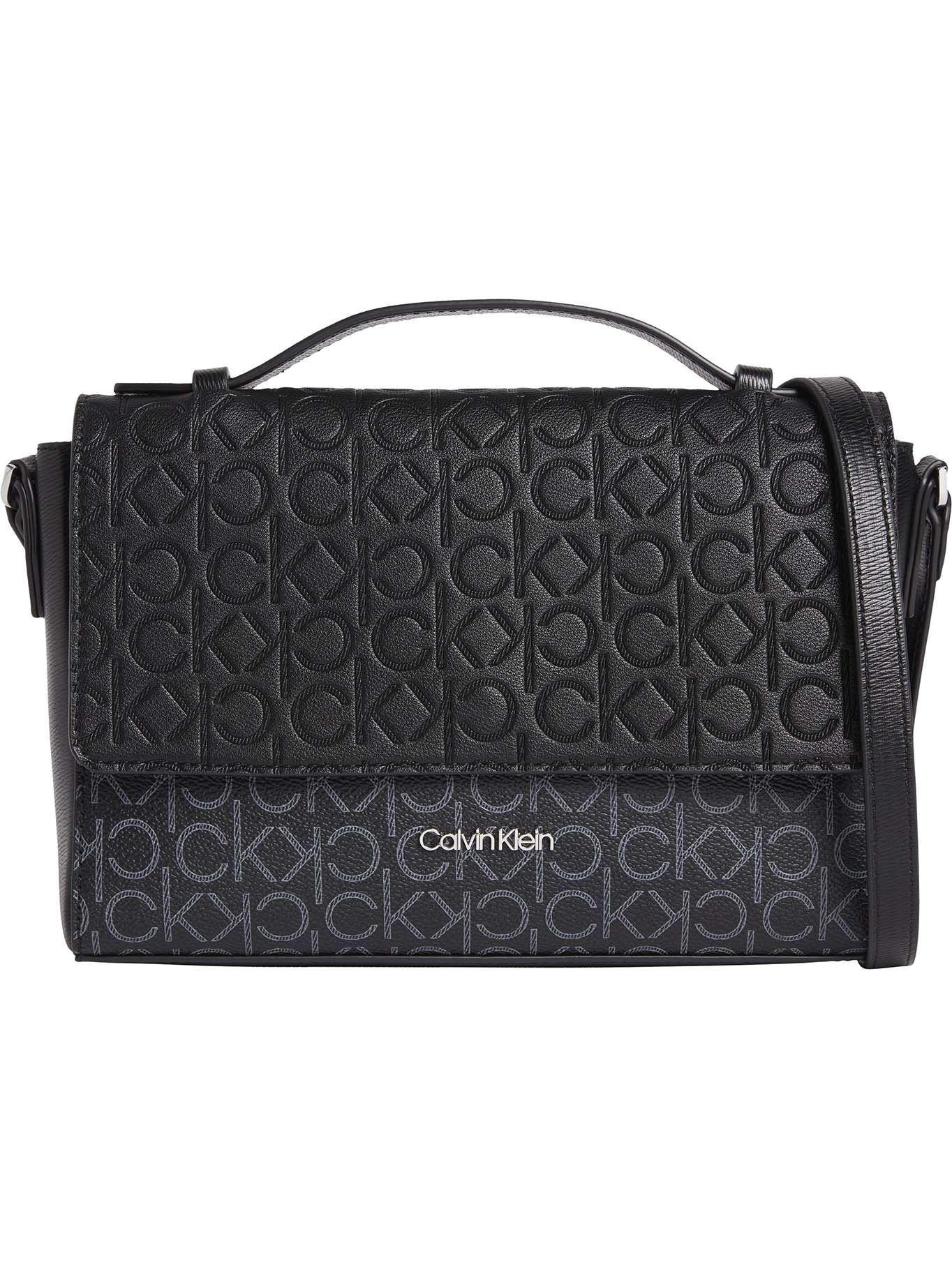 Cartera Xbody Mono Mix Negro Calvin Klein-0