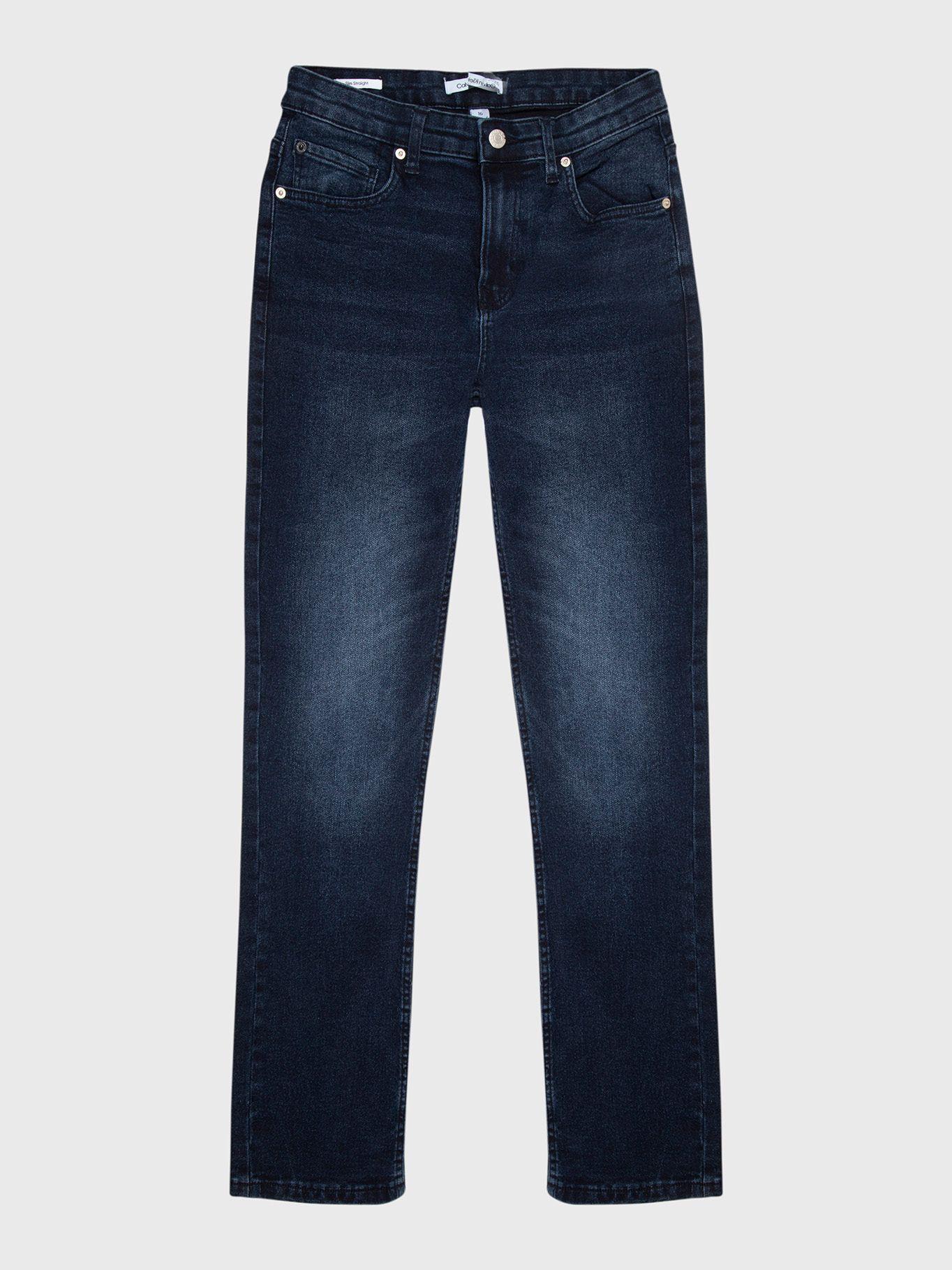 Jeans Niño Slim Straight 470 Azul Calvin Klein-0