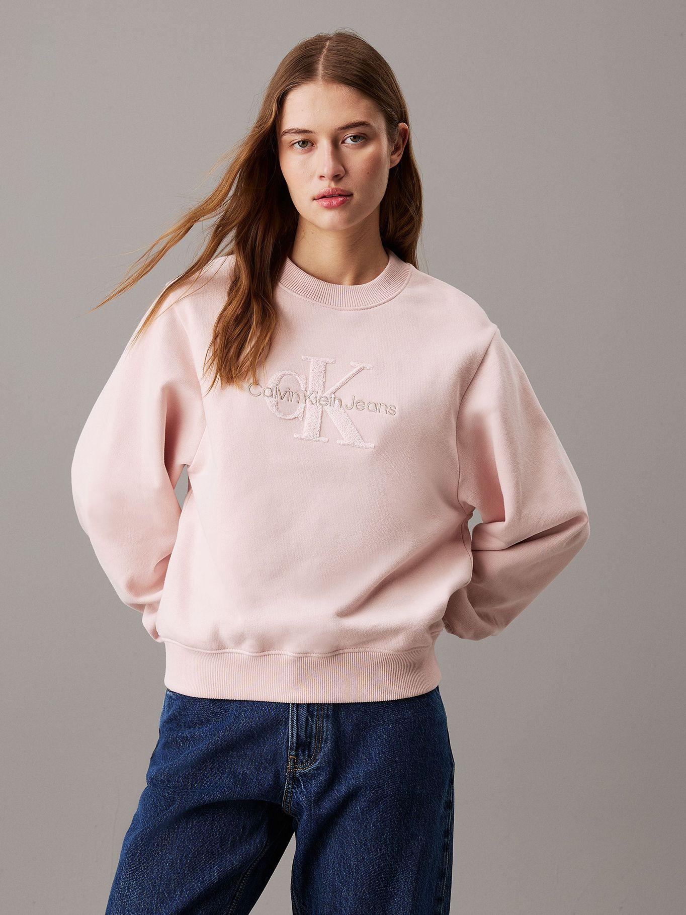 Polerón Chenille Monologo Rosado Calvin Klein-0