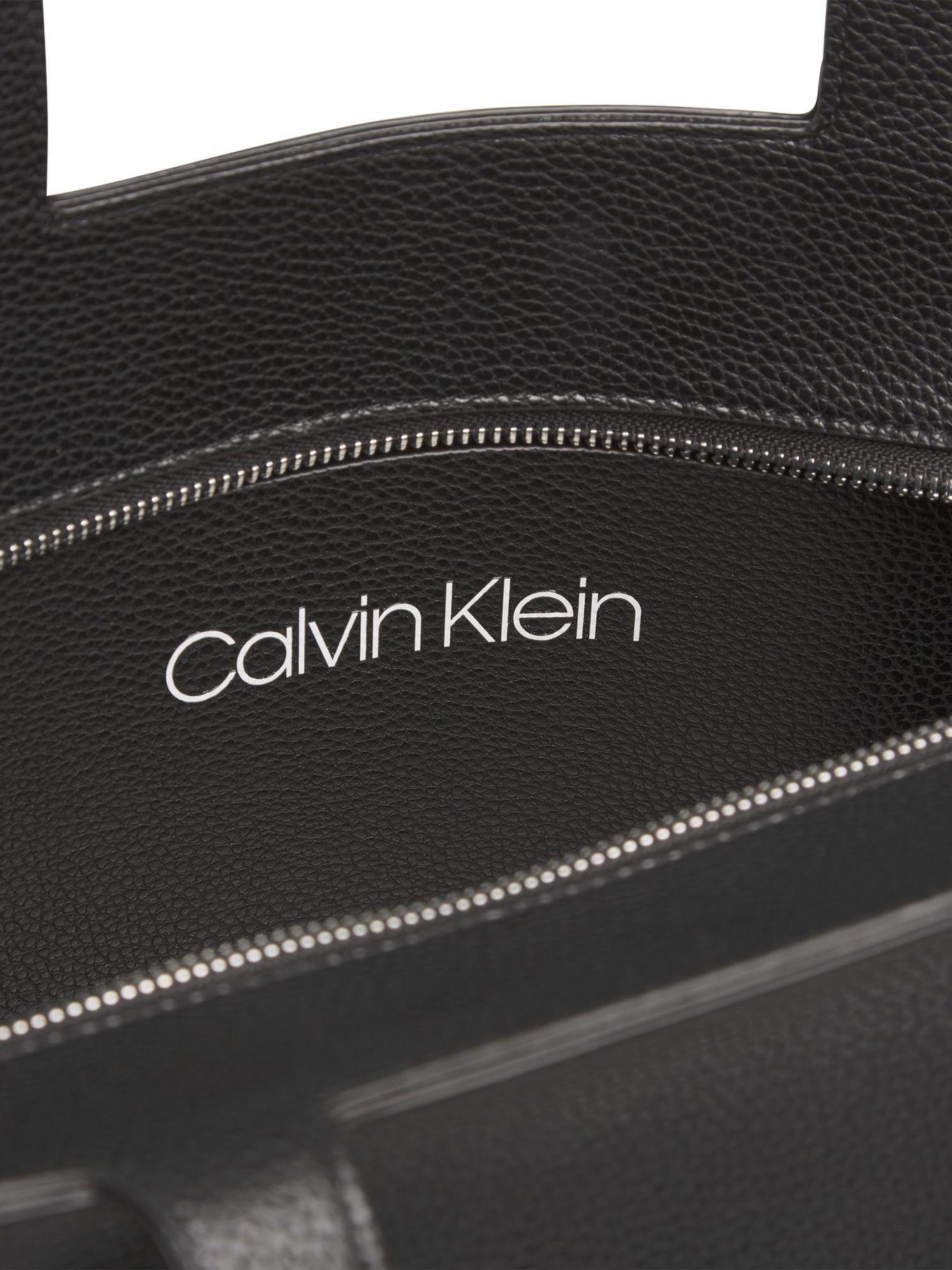 Cartera Shopper Neat Negro Calvin Klein-2