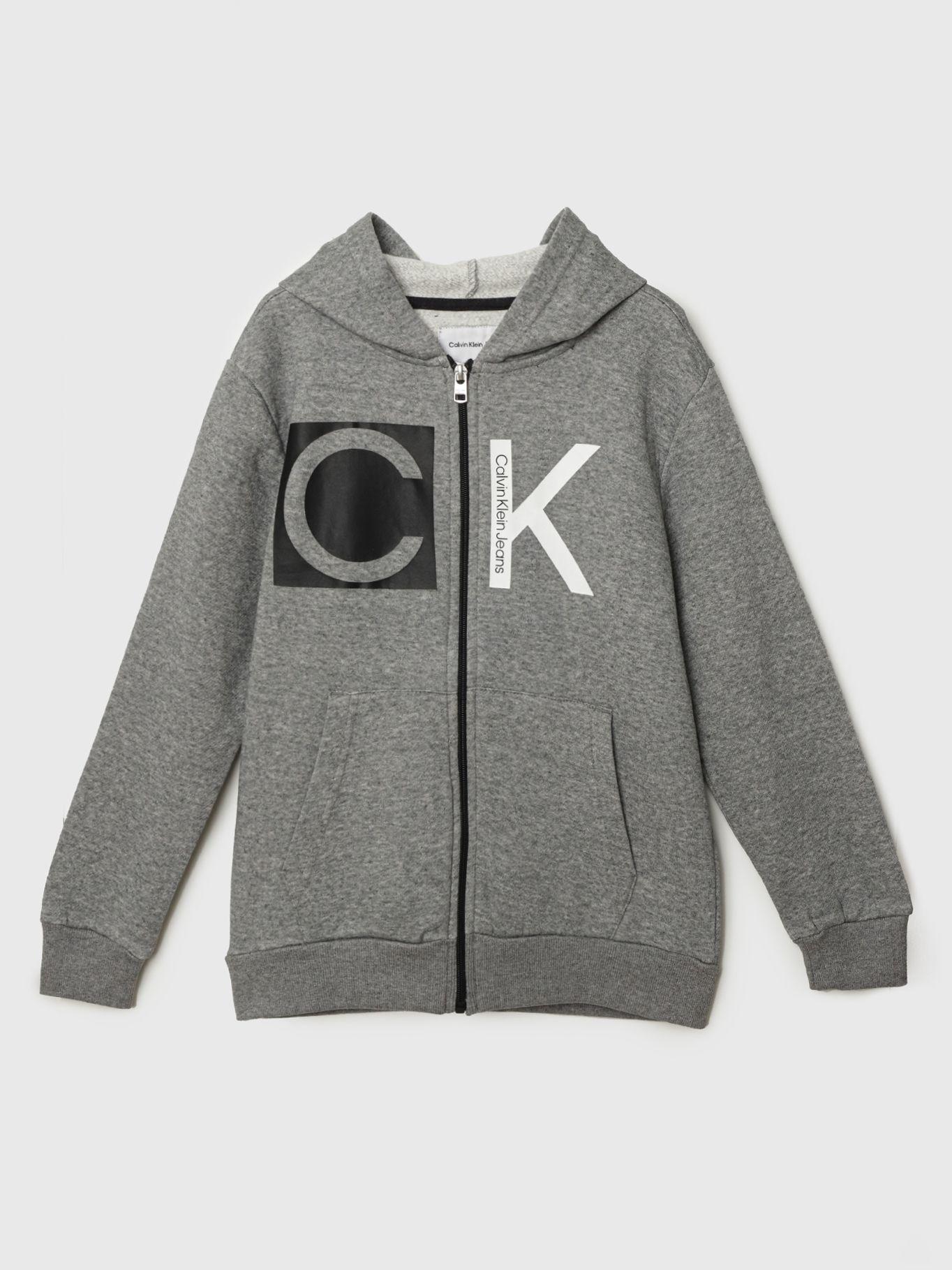 Polerón Niño Knockout Gris Calvin Klein-0