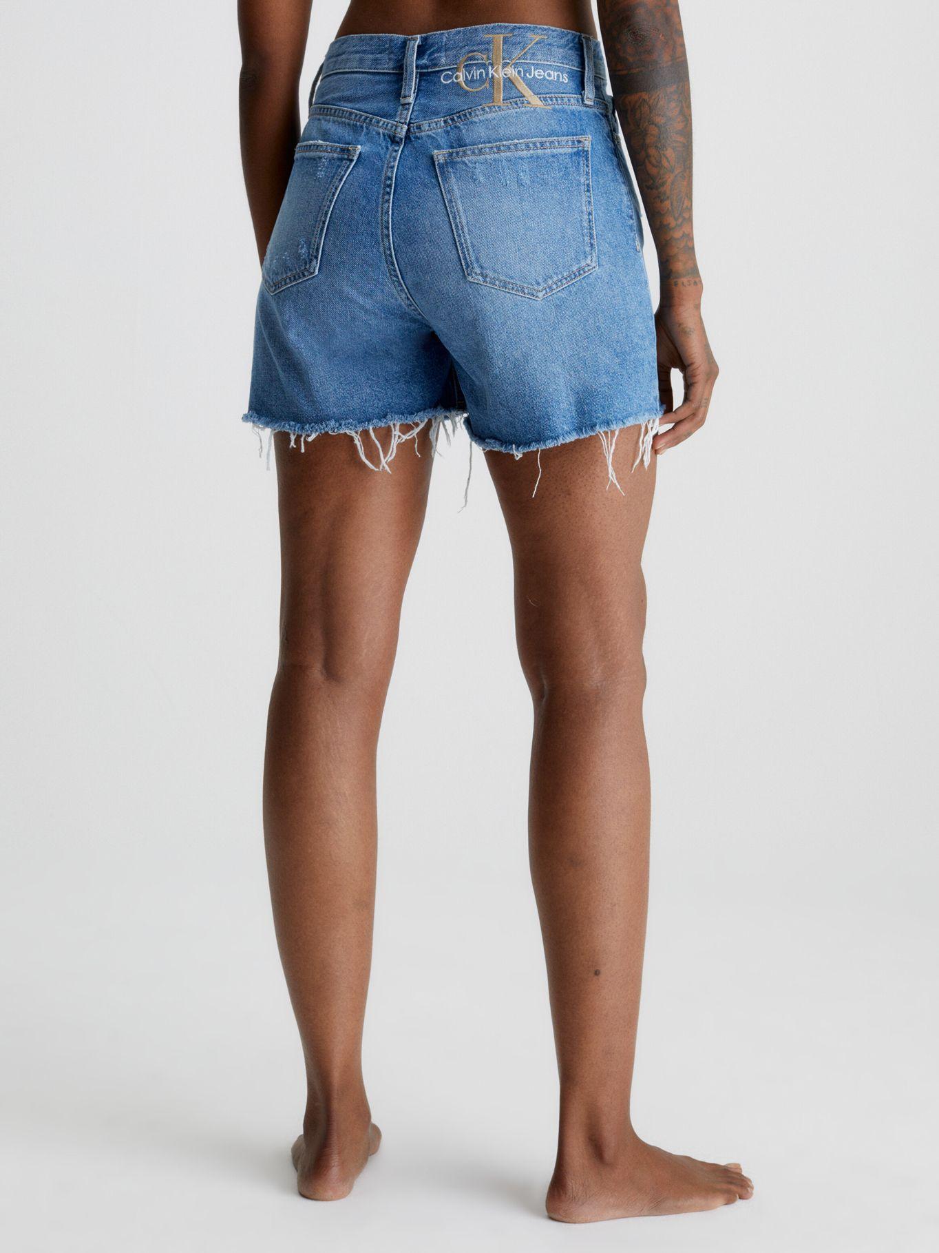 Short Denim Mom Azul Calvin Klein-2