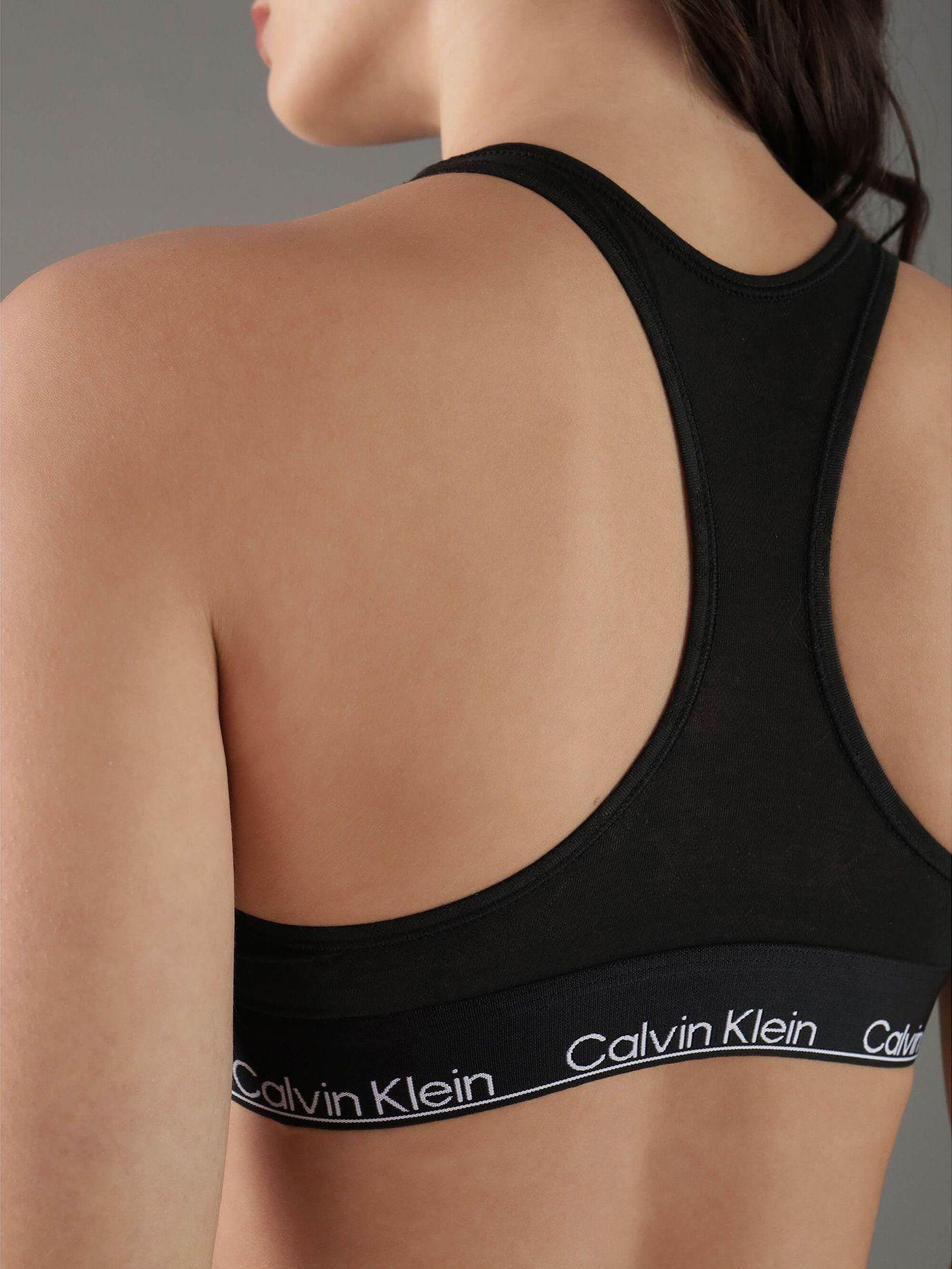 Bralette - Modern cotton vday Negro Calvin Klein-3
