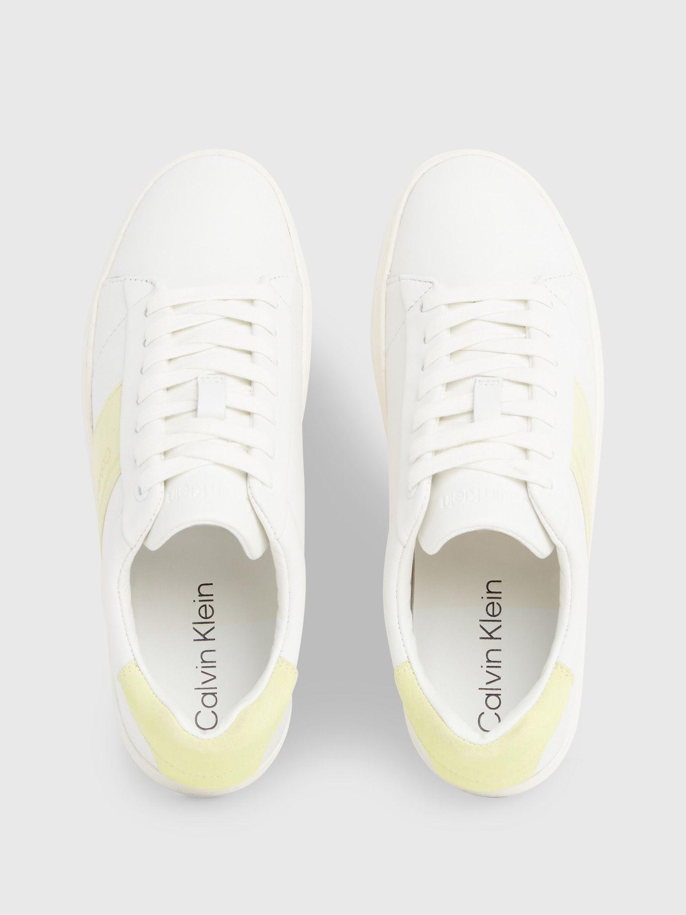 Zapatillas de Cuero Cupsole Lace Blanco Calvin Klein-2