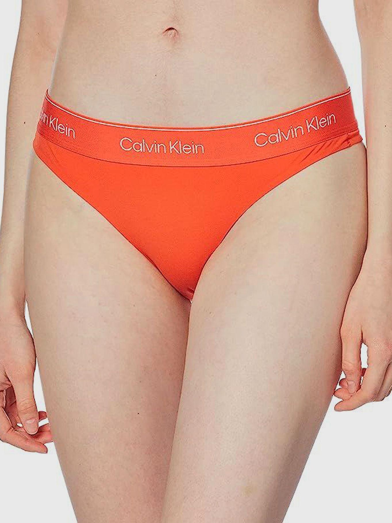 Calzón Brazilian Performance Naranja Calvin Klein-0