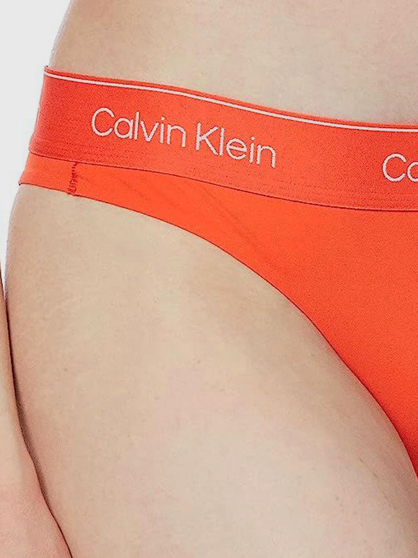 Calzón Brazilian Performance Naranja Calvin Klein-2