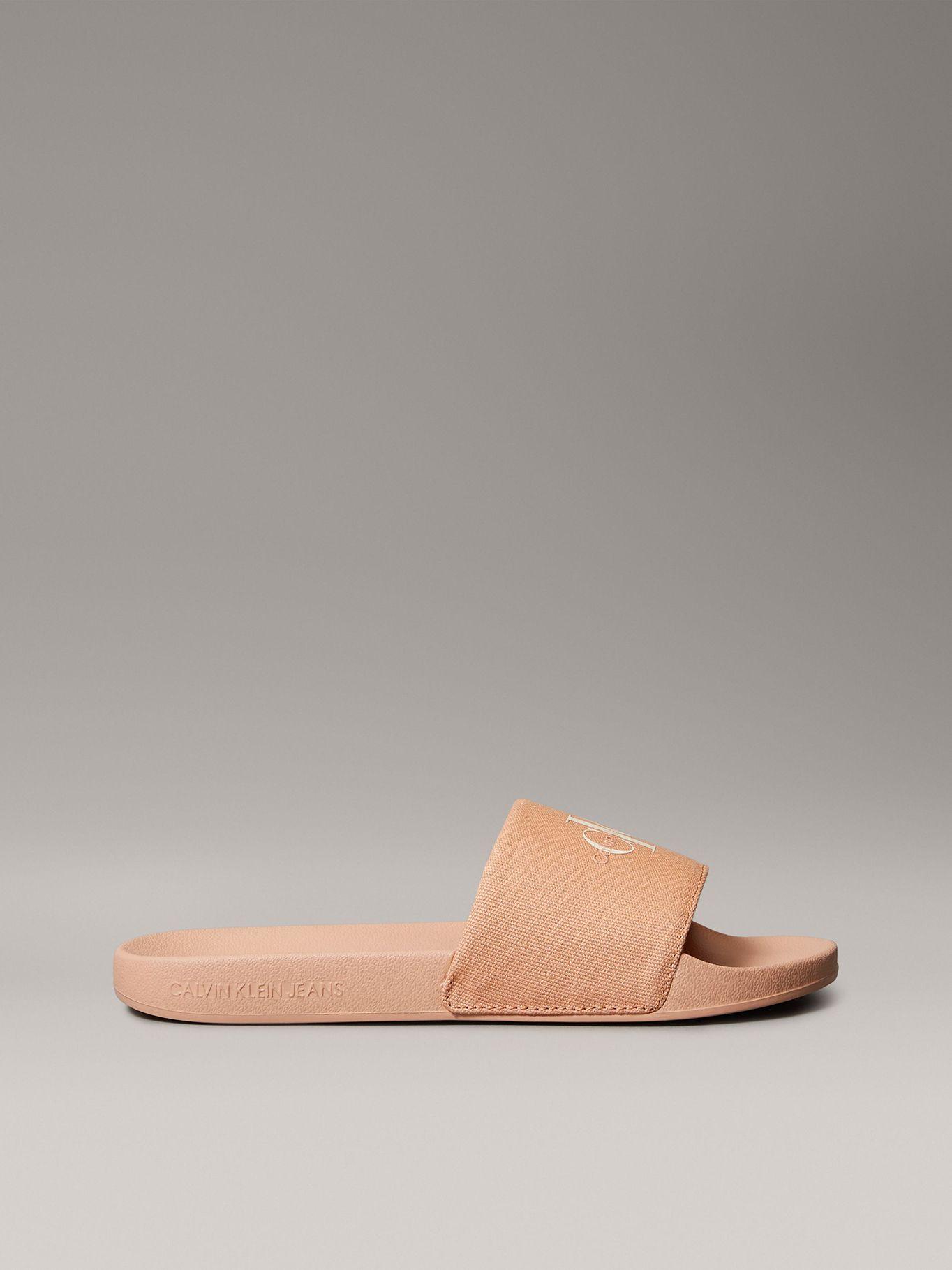 Sandalias de Lona Monogram Coral Calvin Klein-4