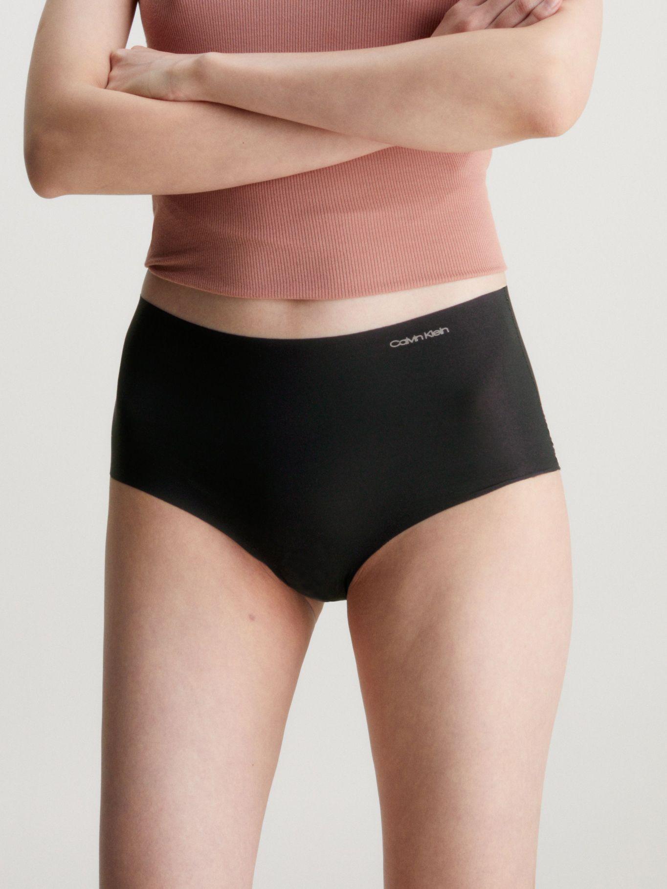 Calzón Hipster Alto Invisible Negro Calvin Klein-1