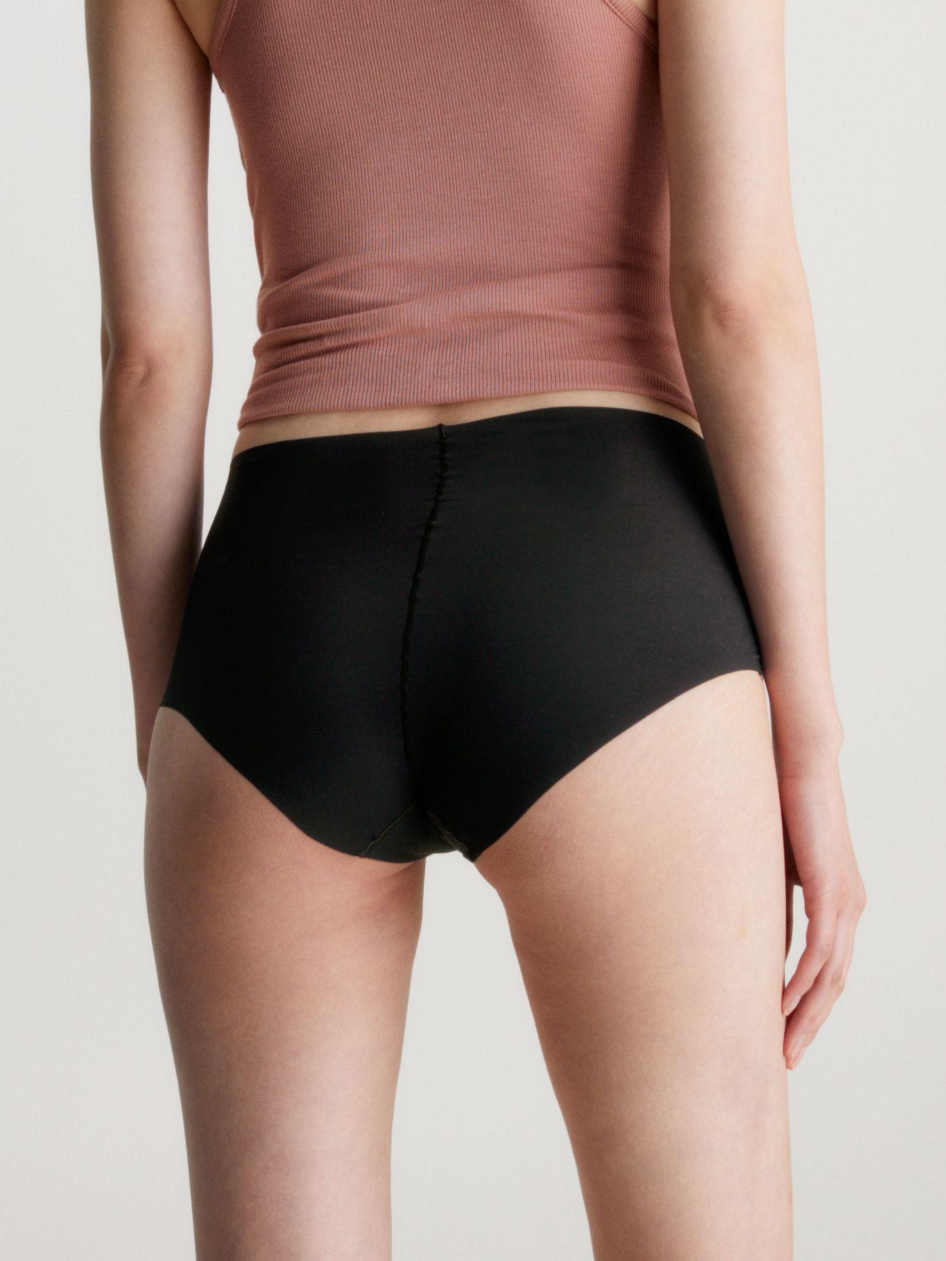 Calzón Hipster Alto Invisible Negro Calvin Klein-2