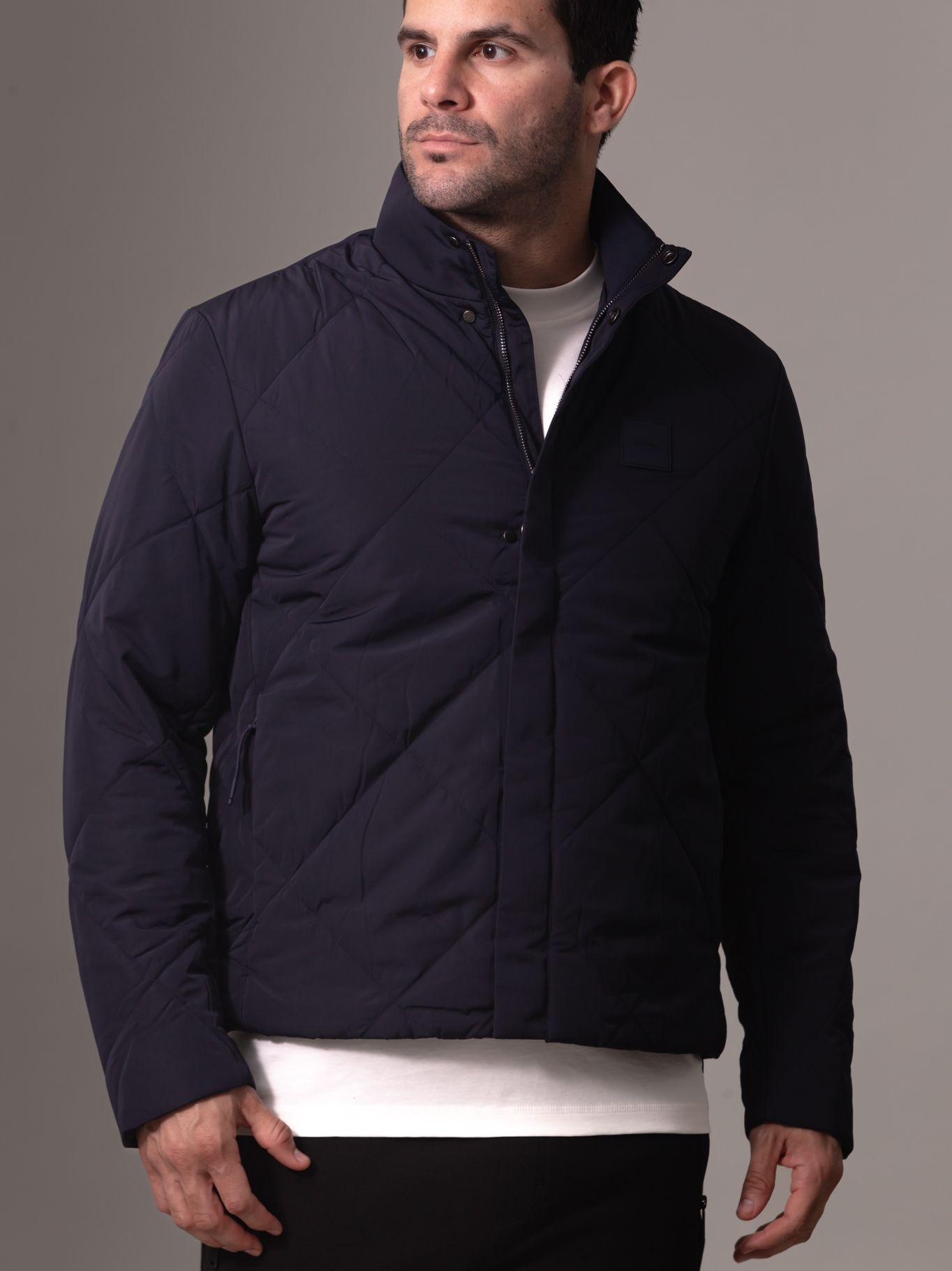 Chaqueta Diamond Quilt Azul Calvin Klein-0