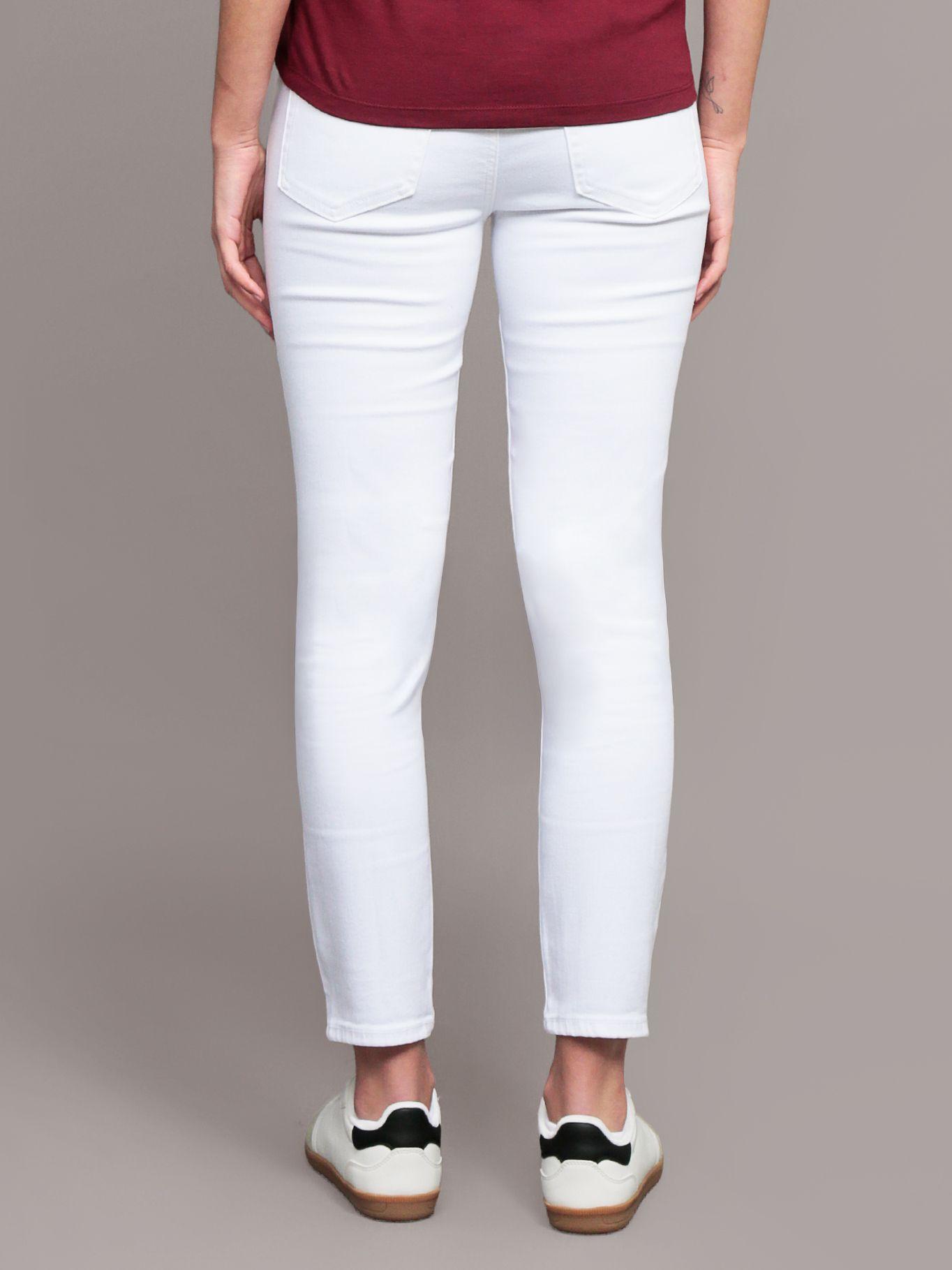Jeans skinny ankle Blanco Calvin Klein-3