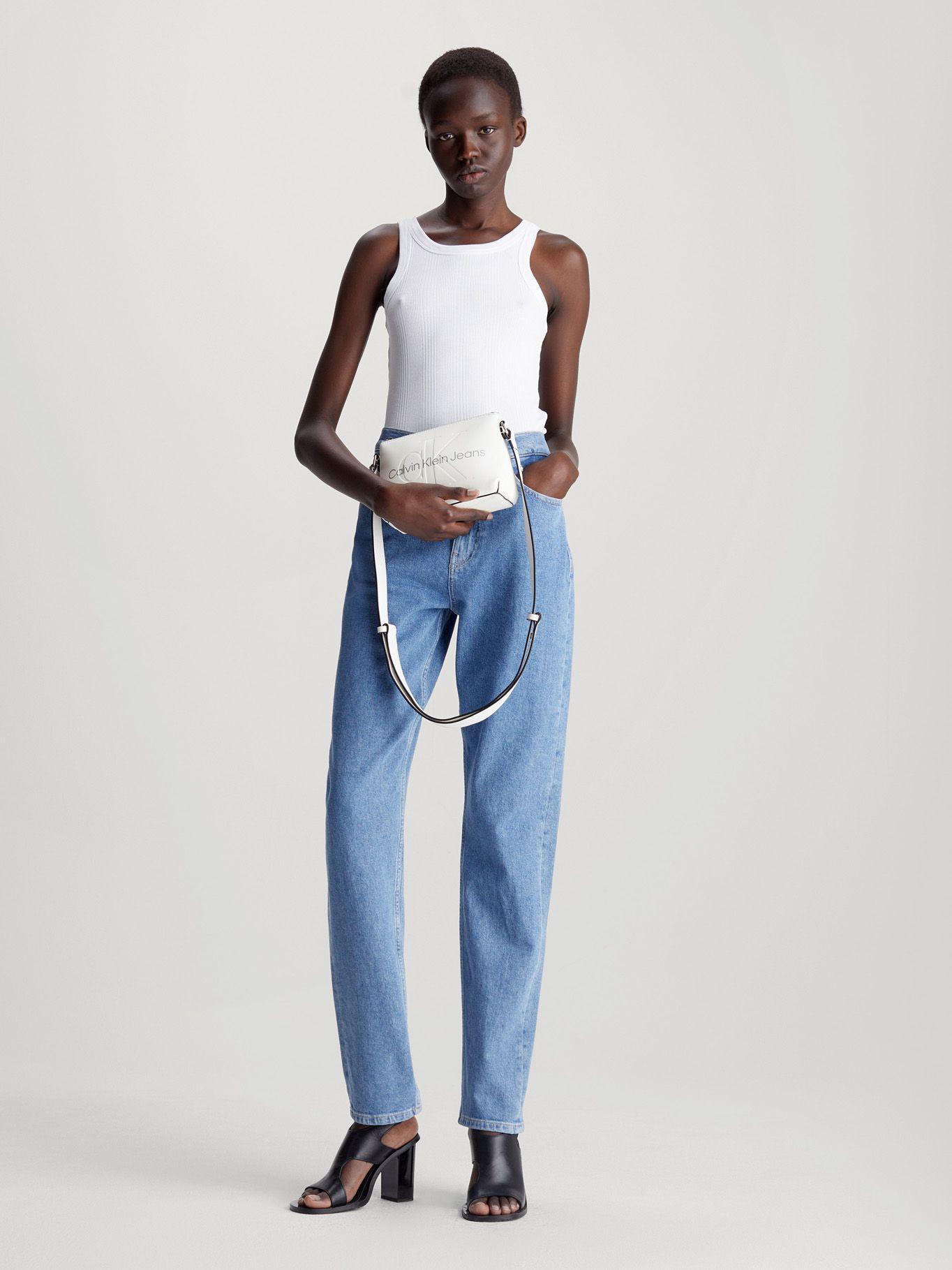 Bandolera Sculpted Pouch Blanco Calvin Klein-4